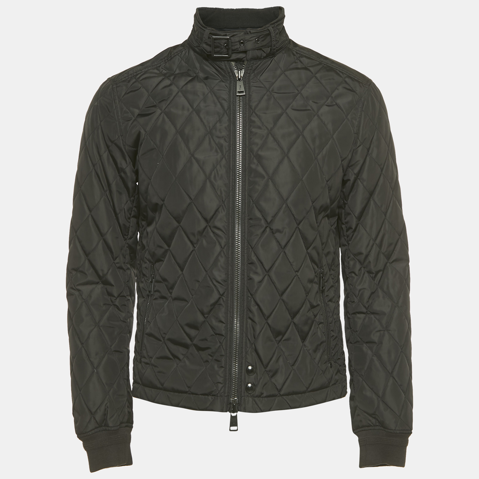 

Polo Ralph Lauren Black Nylon Zip-Up Quilted Jacket S