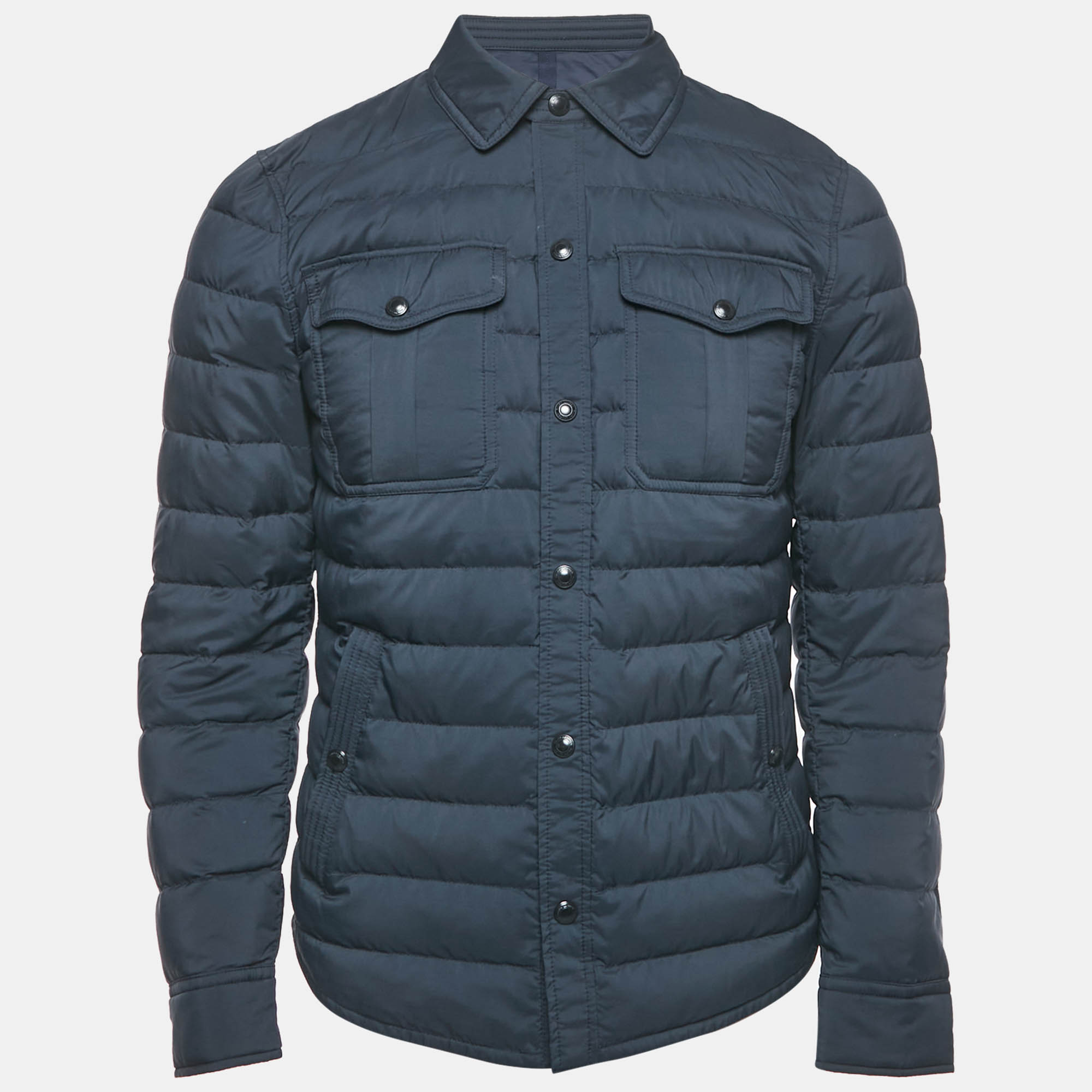 

Polo Ralph Lauren Navy Blue Nylon Down Puffer Jacket S