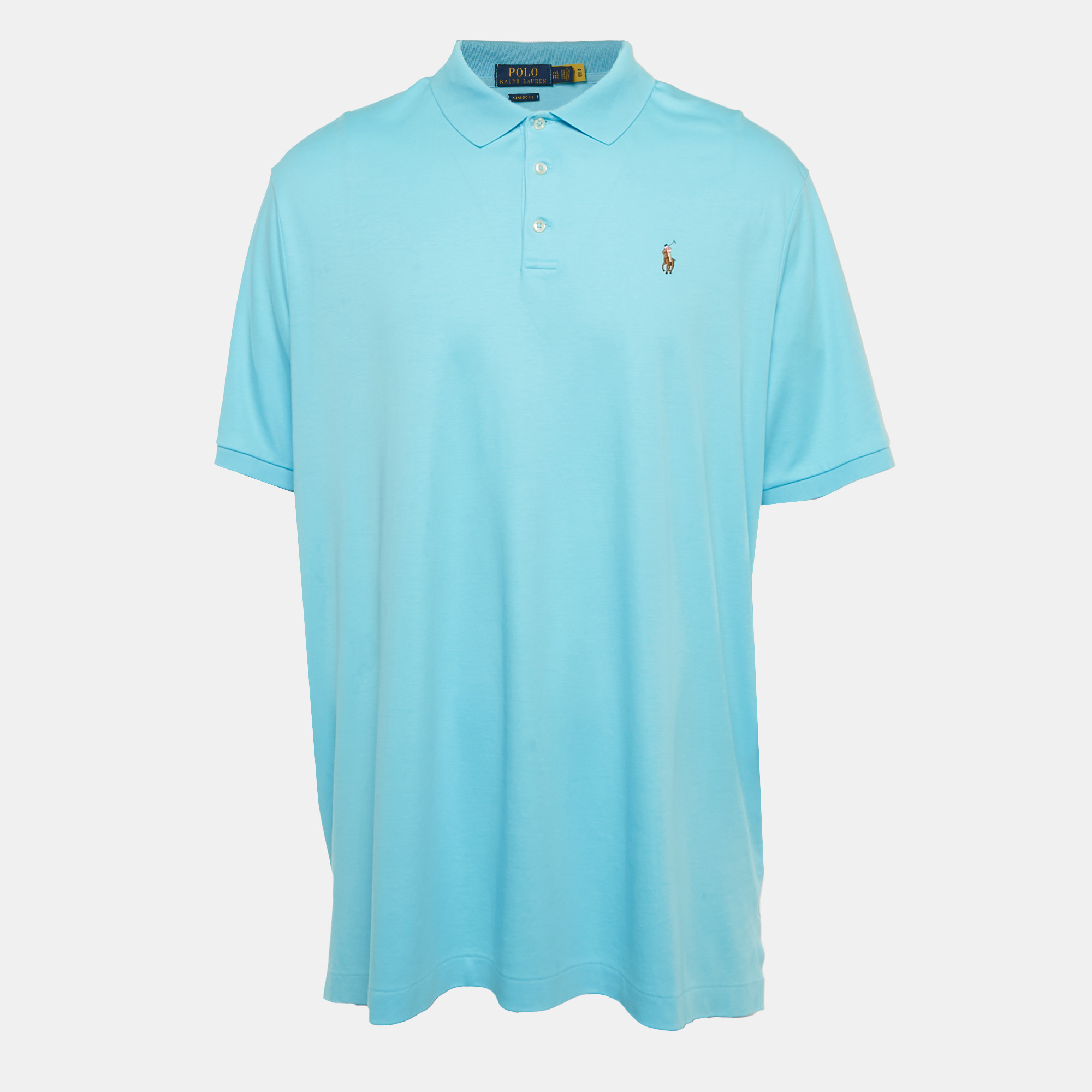 

Polo Ralph Lauren Blue Jersey Classic Fit Polo T-Shirt XXL