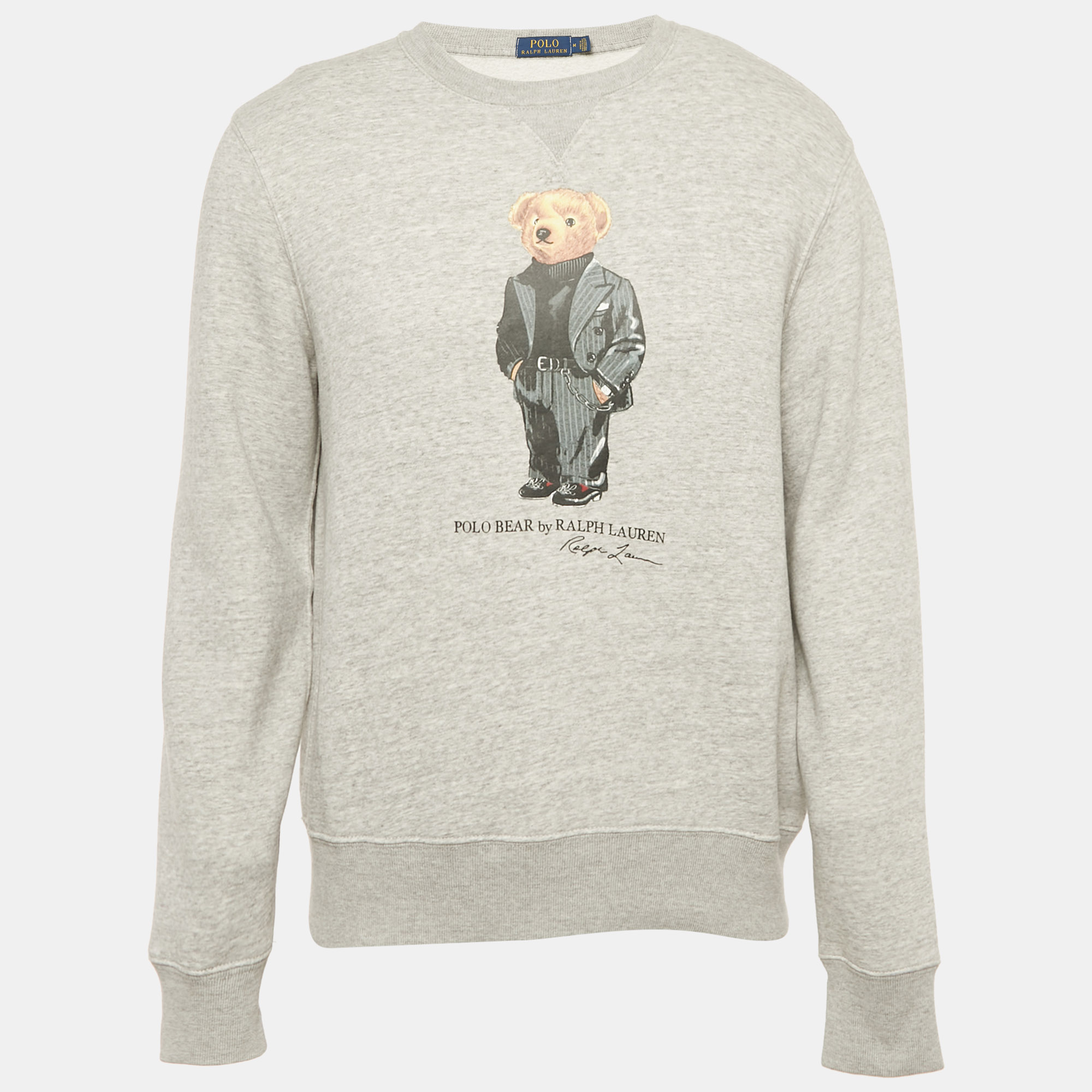 

Polo Ralph Lauren Grey Cotton Polo Bear Sweatshirt M