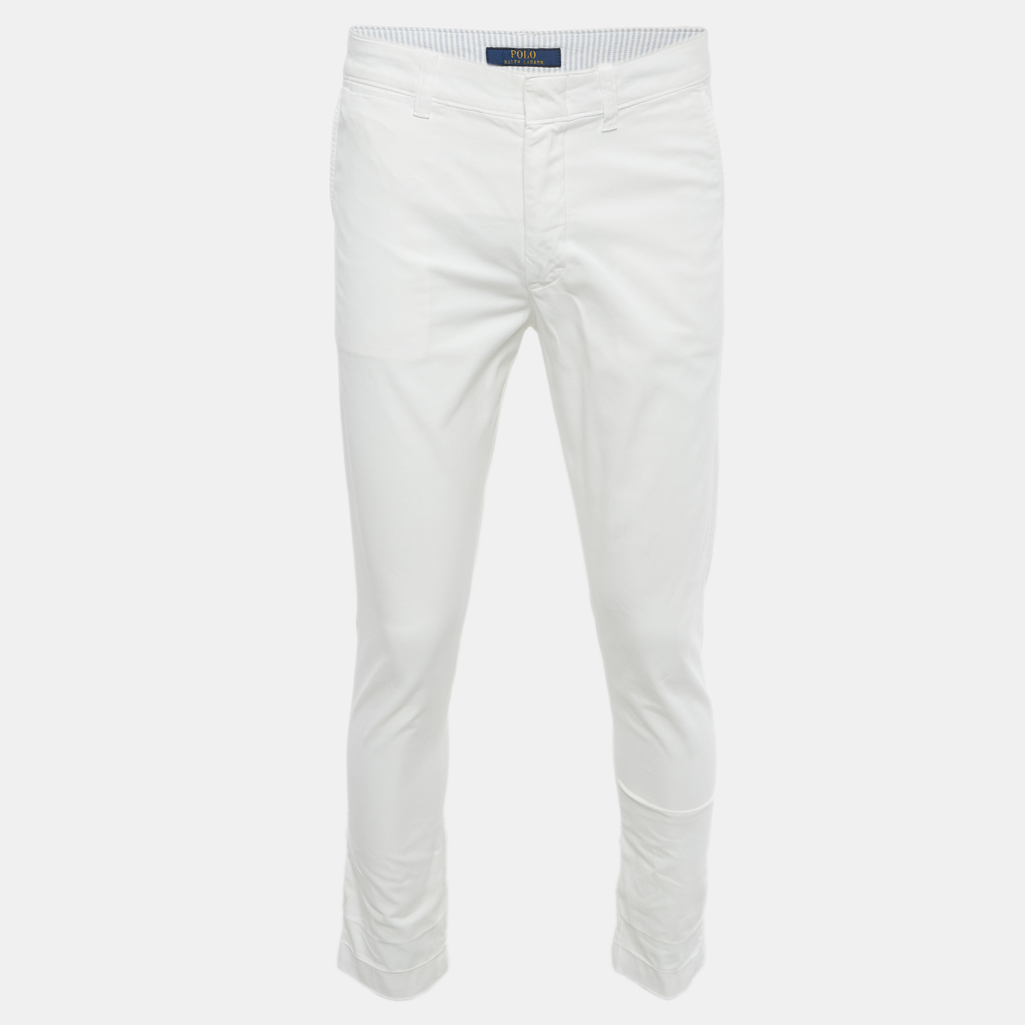 

Polo Ralph Lauren White Cotton Chino Trousers M