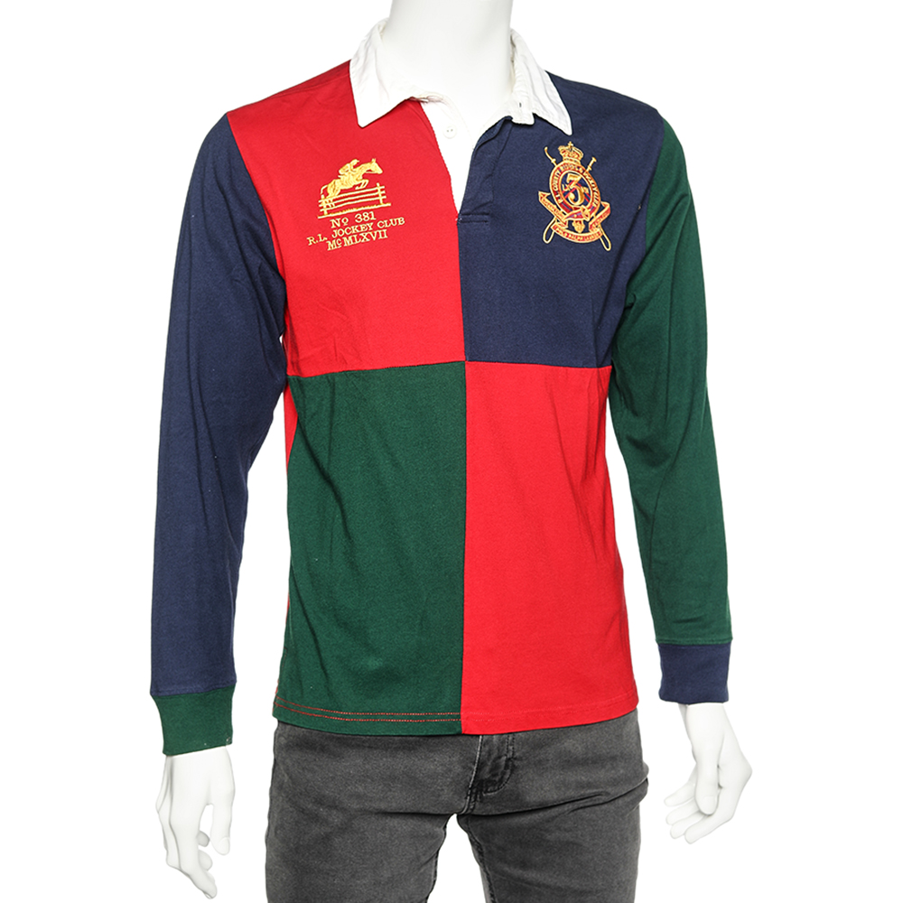 

Polo Ralph Lauren Colorblock Cotton Jersey Polo T-Shirt, Multicolor