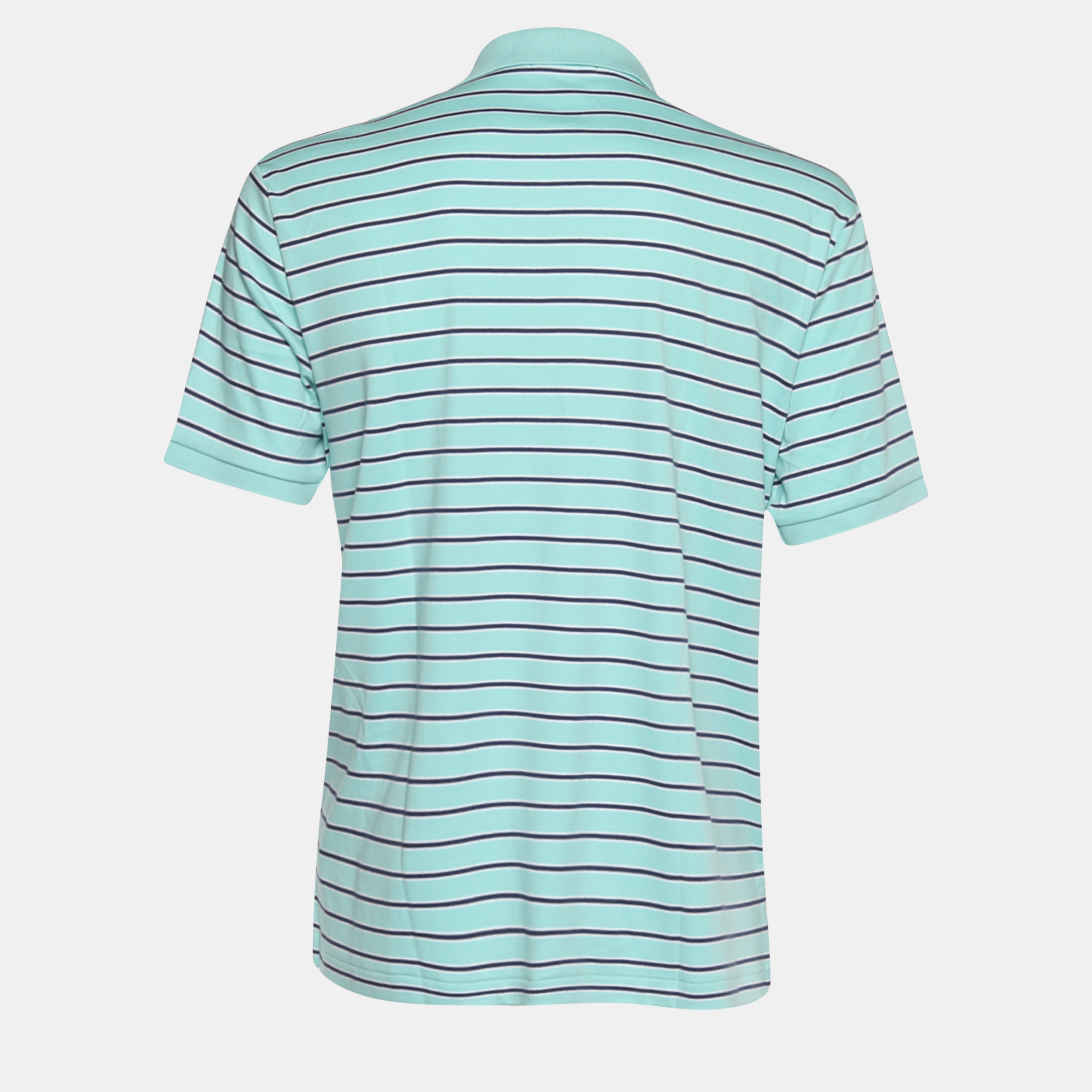 

Polo Ralph Lauren Green Striped Knit Polo T-Shirt