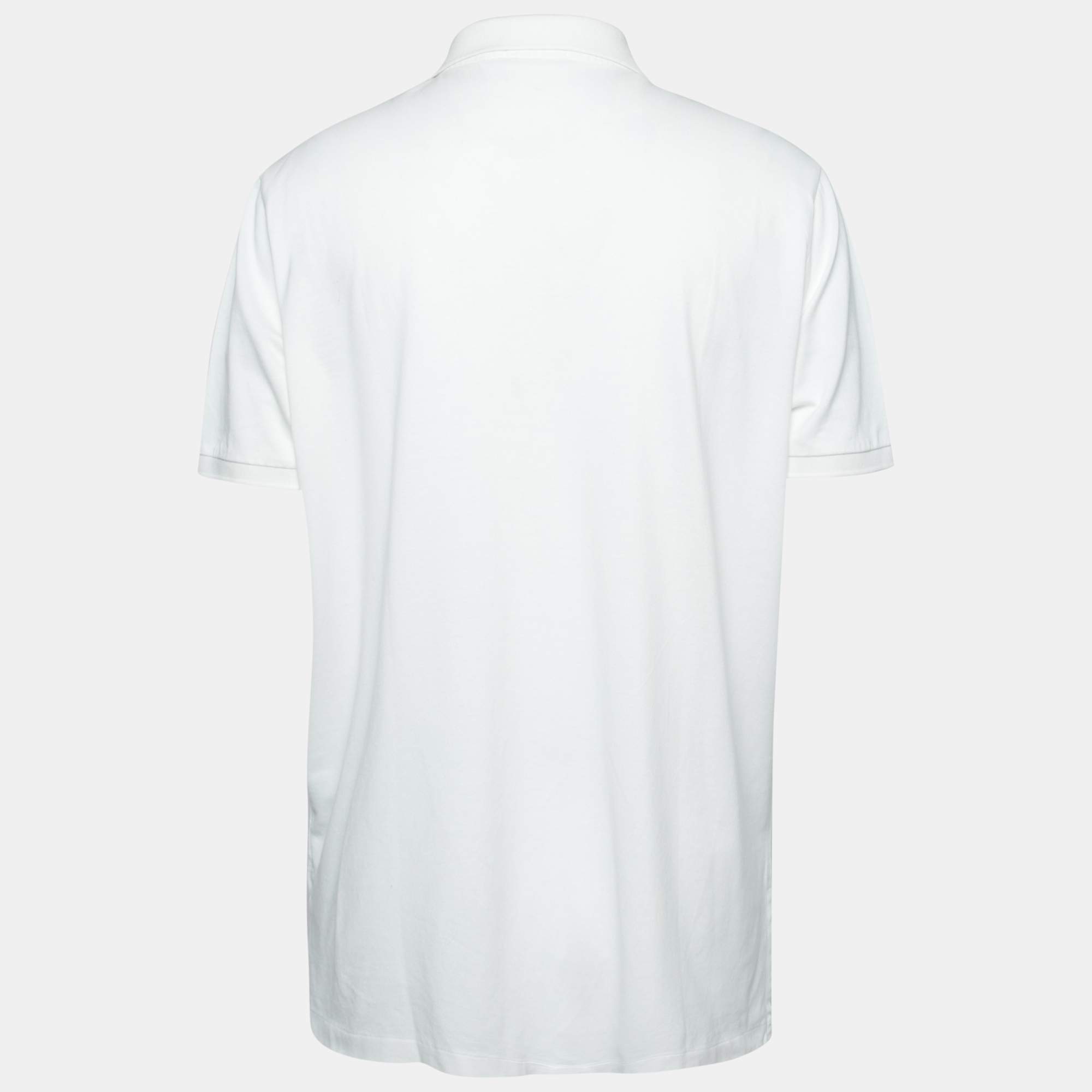 

Polo Ralph Lauren White Cotton Pique Short Sleeve Polo T-Shirt