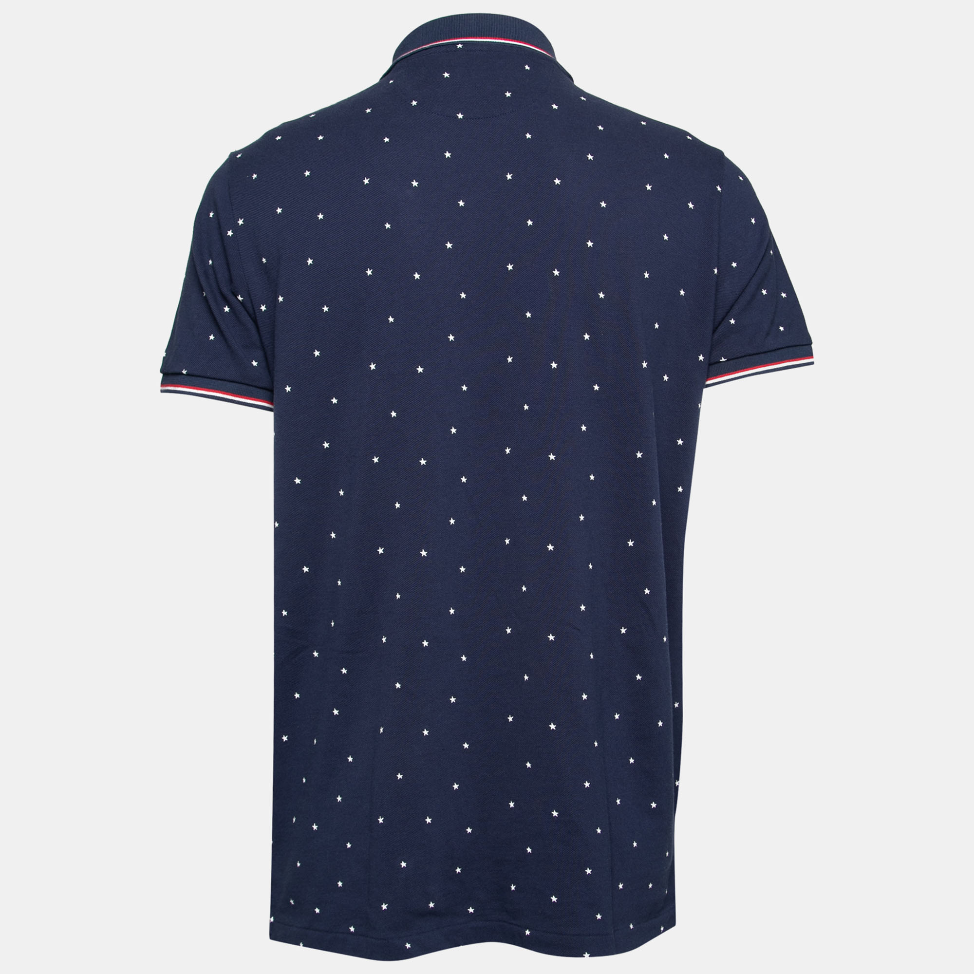 

Polo Ralph Lauren Blue Star Print Slim Fit Polo T-Shirt