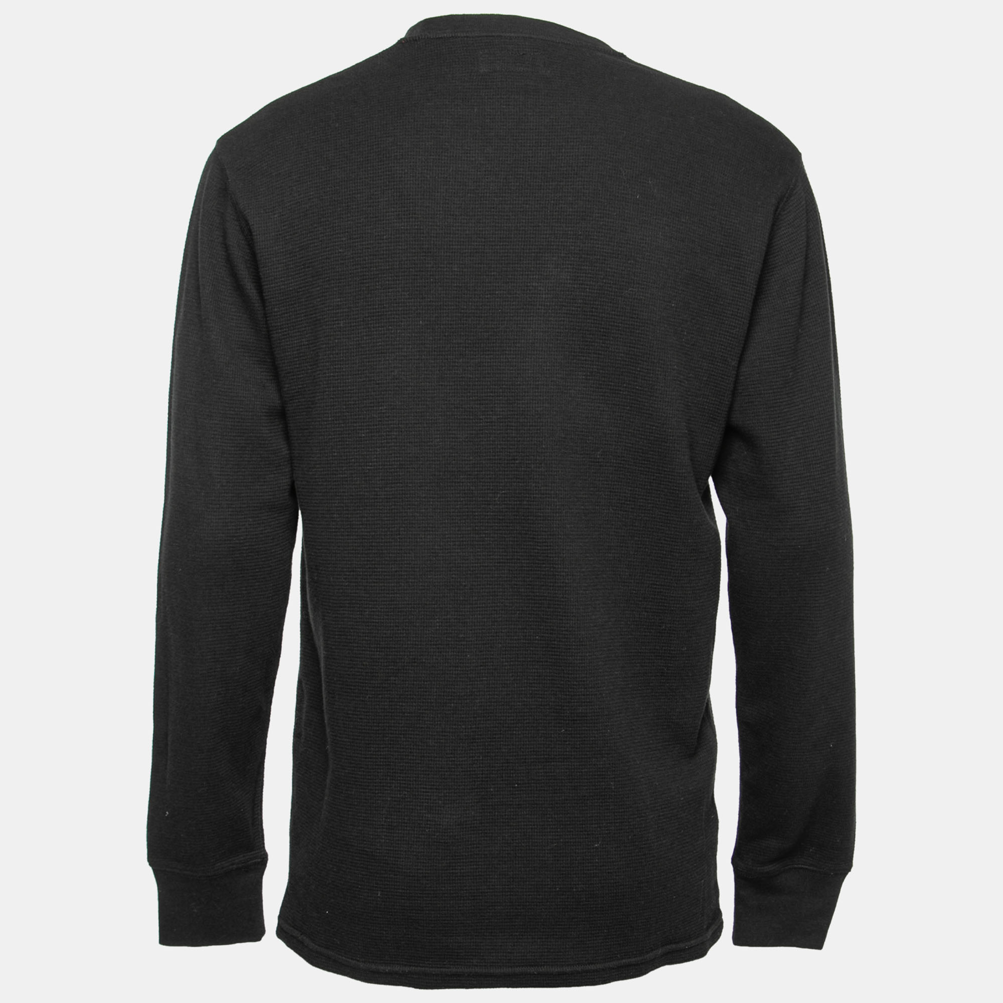 

Polo Ralph Lauren Black Cotton Knit Long-Sleeve T-Shirt
