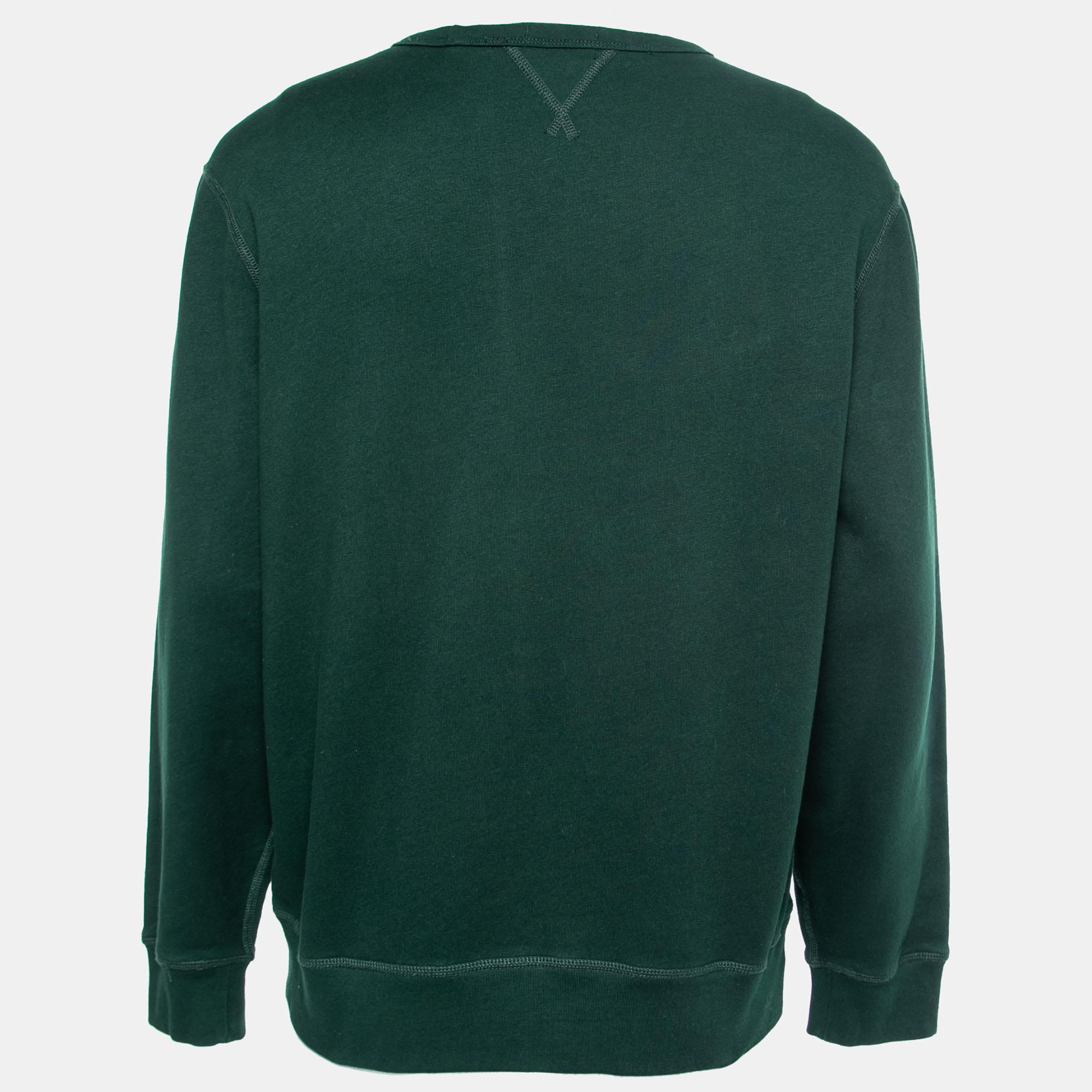 

Polo Ralph Lauren Green Cotton Long-Sleeve Sweatshirt