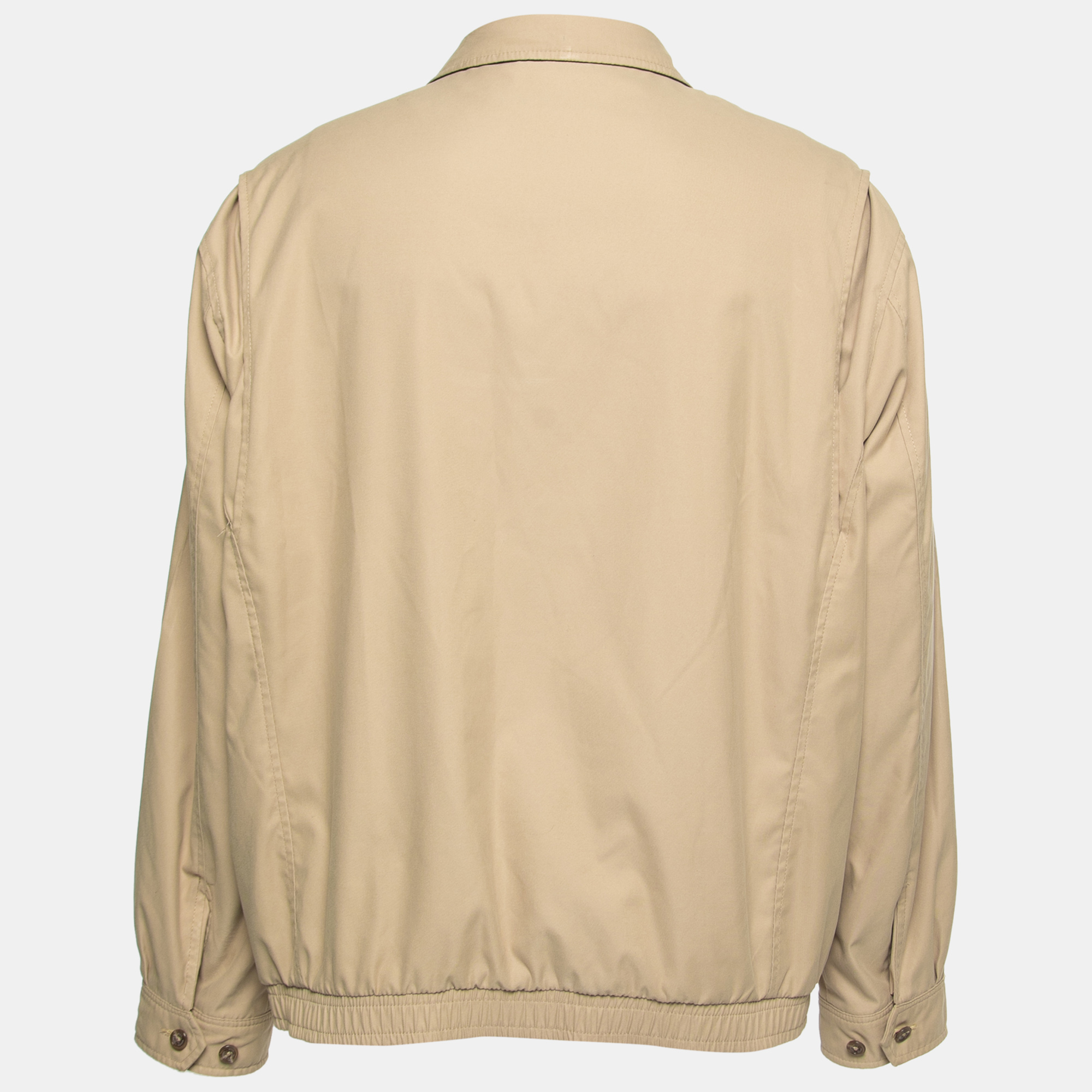 

Polo Ralph Lauren Beige Synthetic Zip Front Jacket