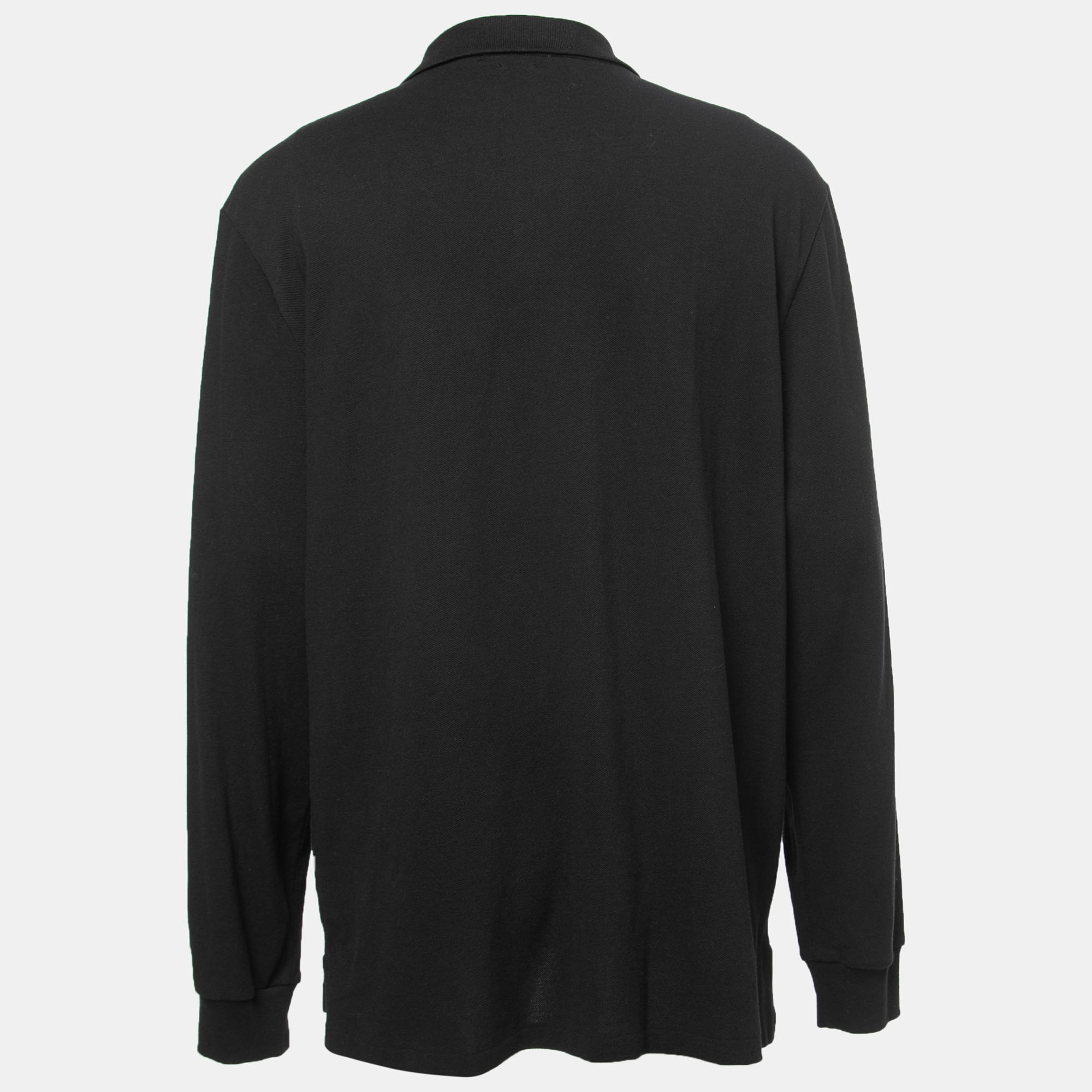 

Polo Ralph Lauren Black Cotton Long Sleeve Polo T-Shirt