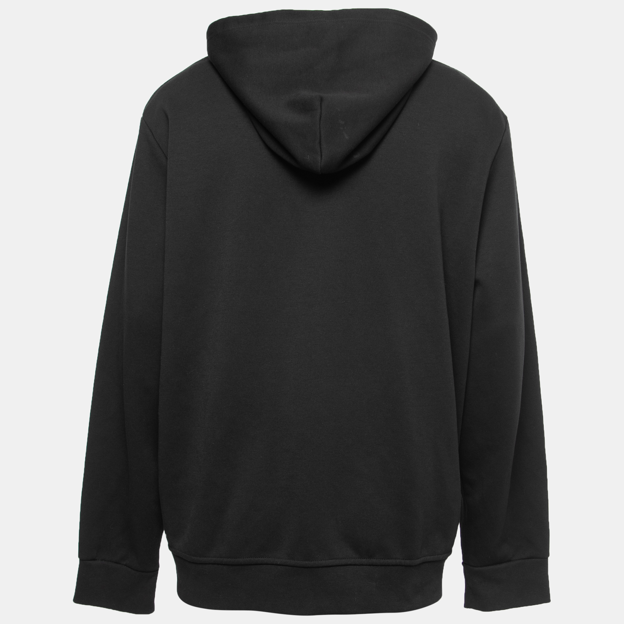 

Polo Ralph Lauren Black Knit Zip Front Hooded Jacket