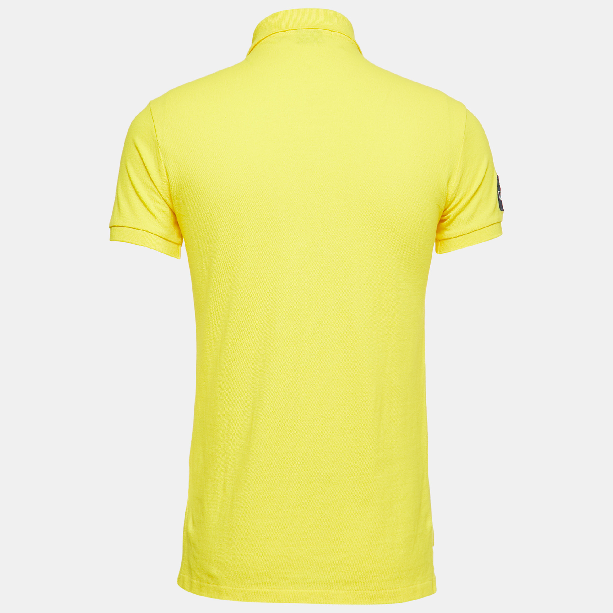 

Polo Ralph Lauren Yellow Cotton Pique Custom Fit Polo T-Shirt
