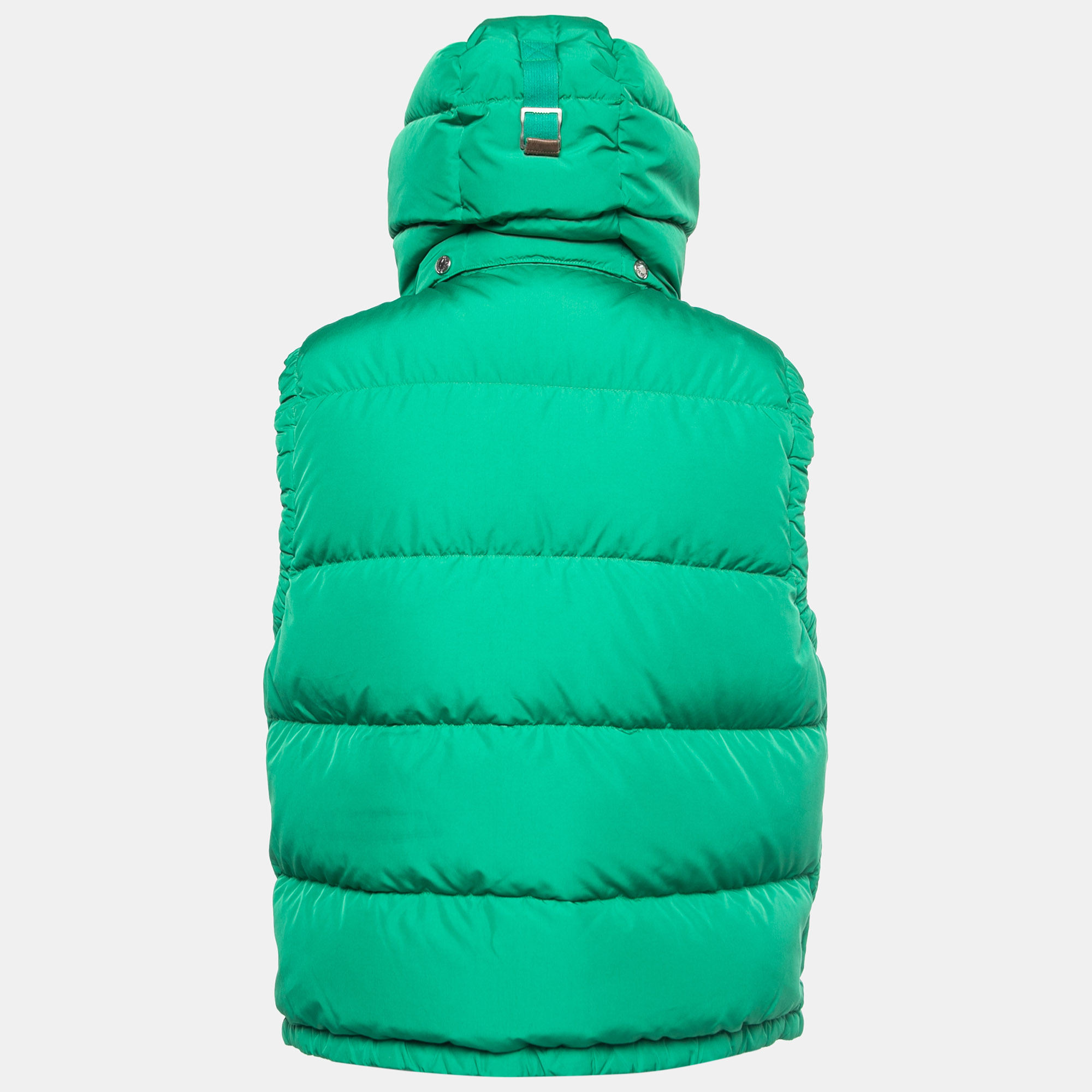 

Polo Ralph Lauren Green Synthetic Sleeveless Hooded Down Jacket