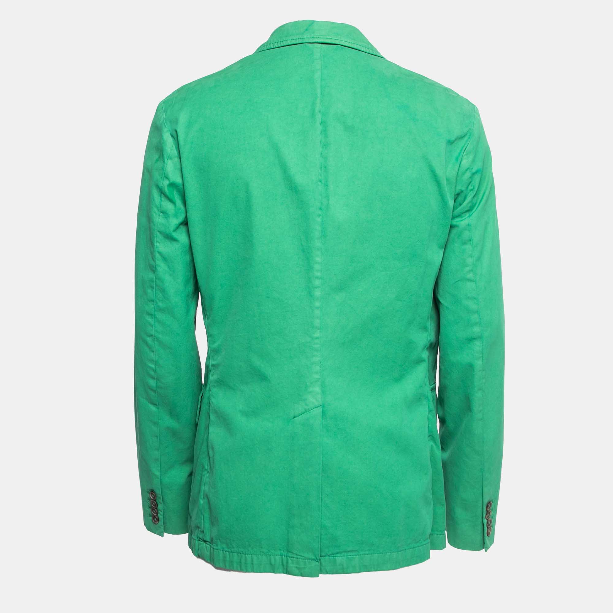 

Polo Ralph Lauren Green Cotton Single Breasted Sport Jacket
