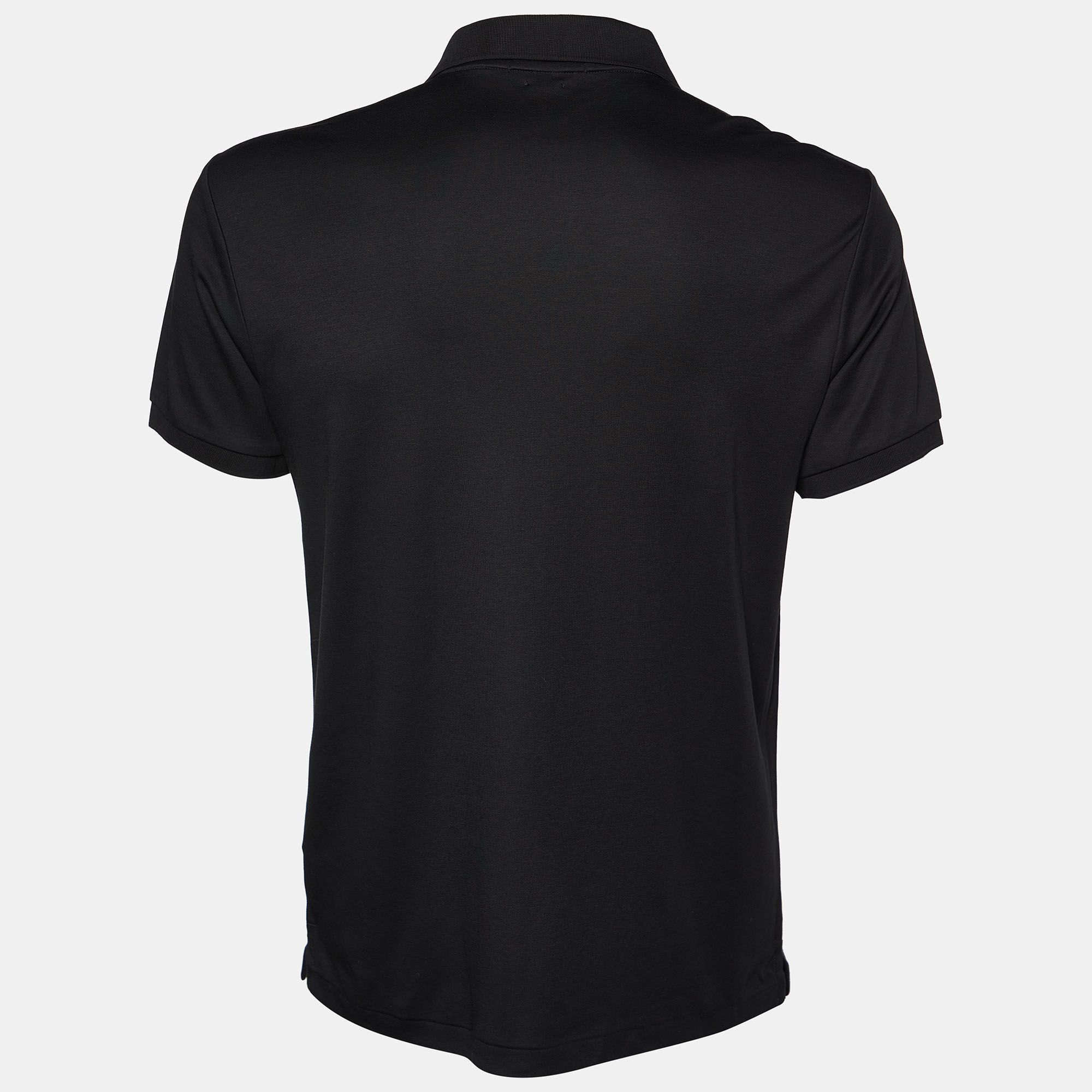 

Polo Ralph Lauren Black Cotton Knit Polo T-shirt