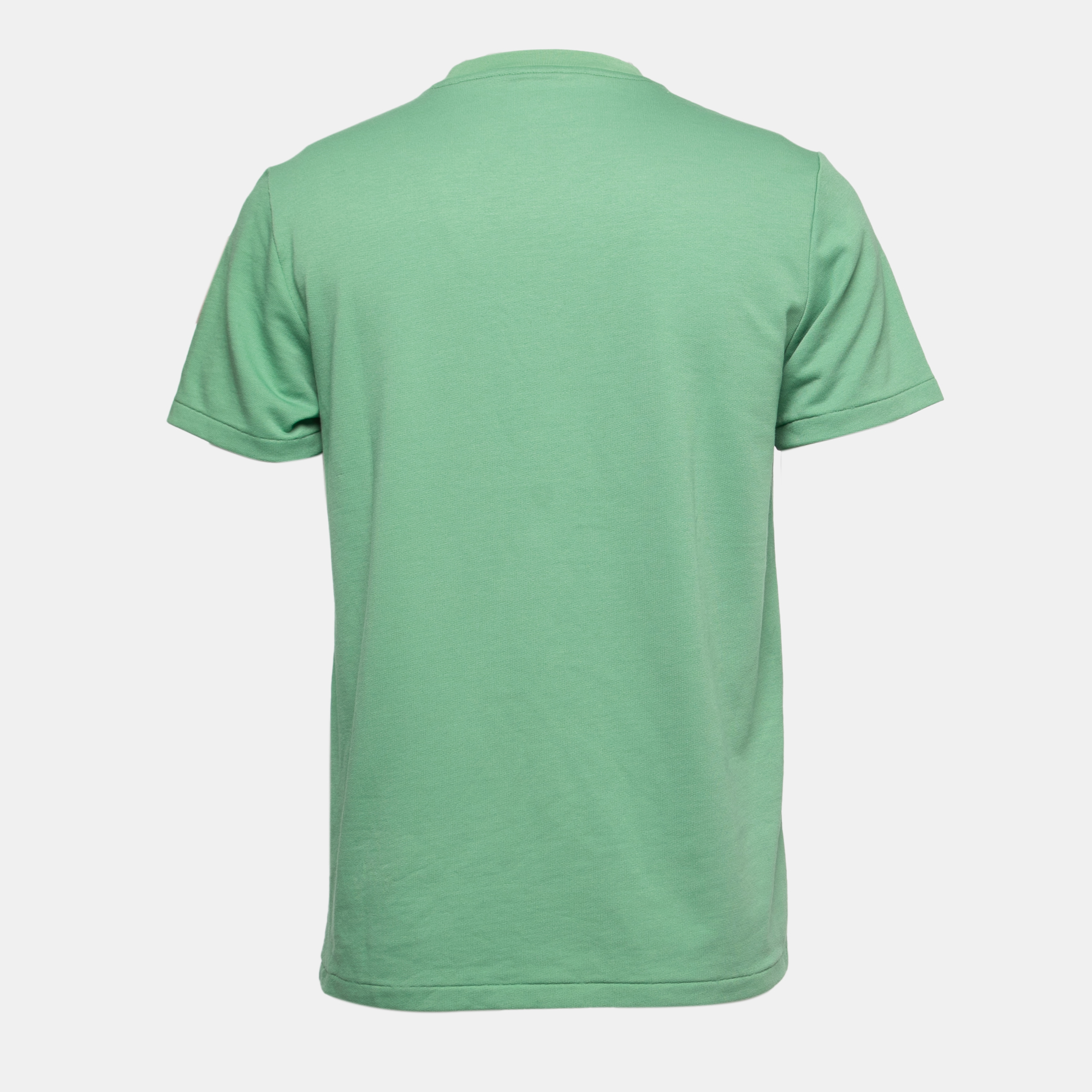 

Polo Ralph Lauren Outback Green Logo Print Cotton Crew Neck T-Shirt