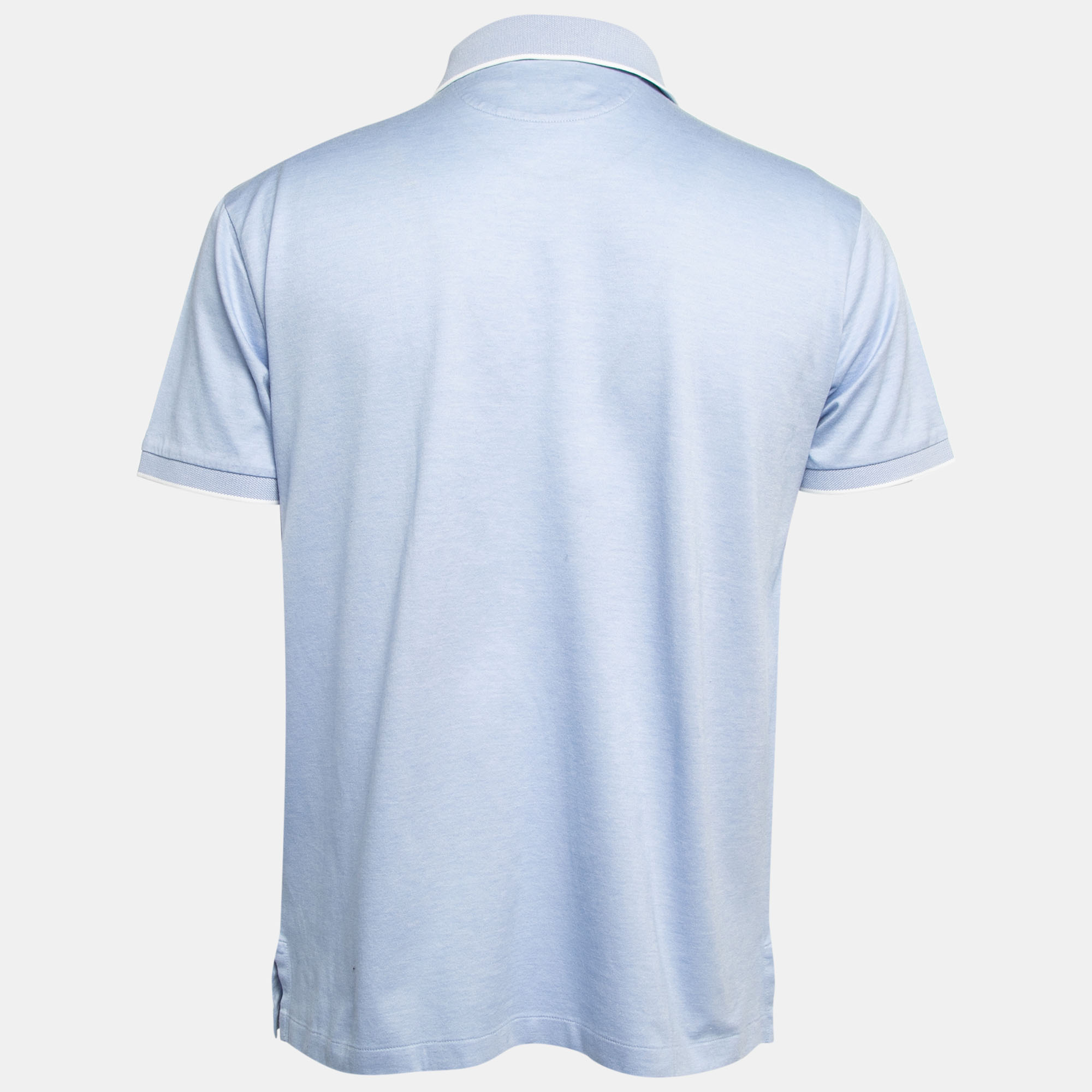 

Polo Ralph Lauren Light Blue Cotton Knit Polo T-Shirt