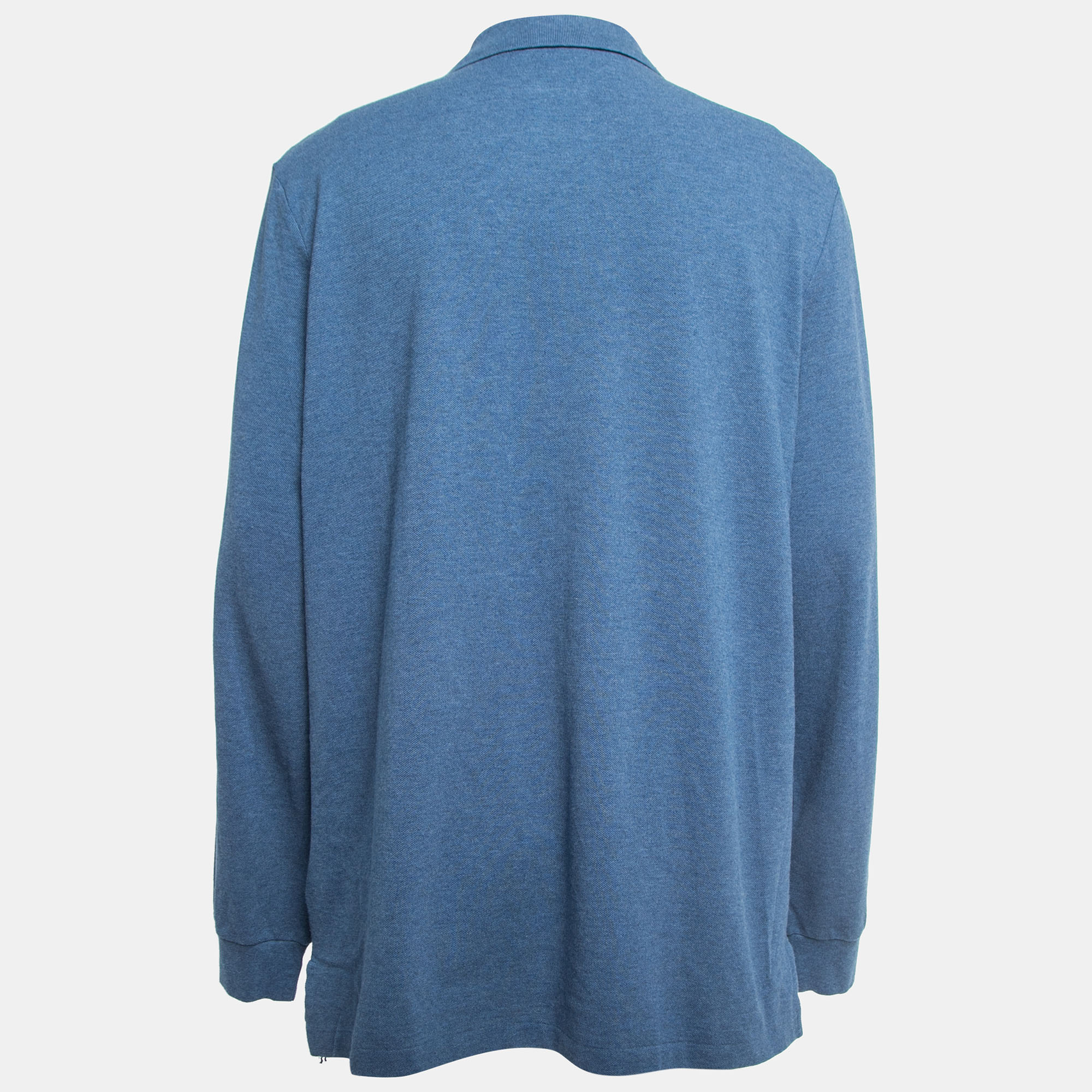 

Polo Ralph Lauren Blue Cotton Pique Classic Fit Full Sleeve Polo T-Shirt