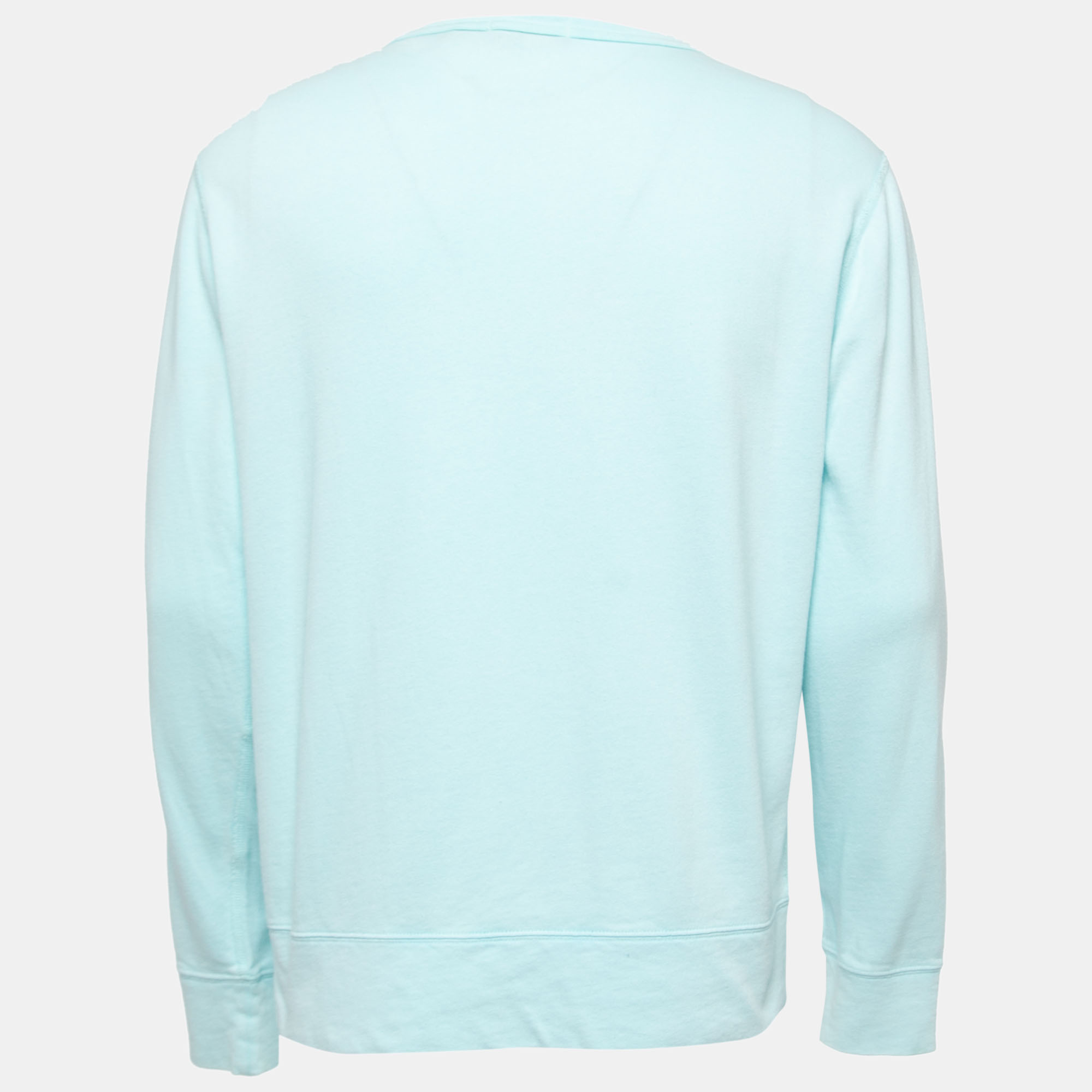 

Polo Ralph Lauren Aqua Blue Cotton Long Sleeve T-Shirt