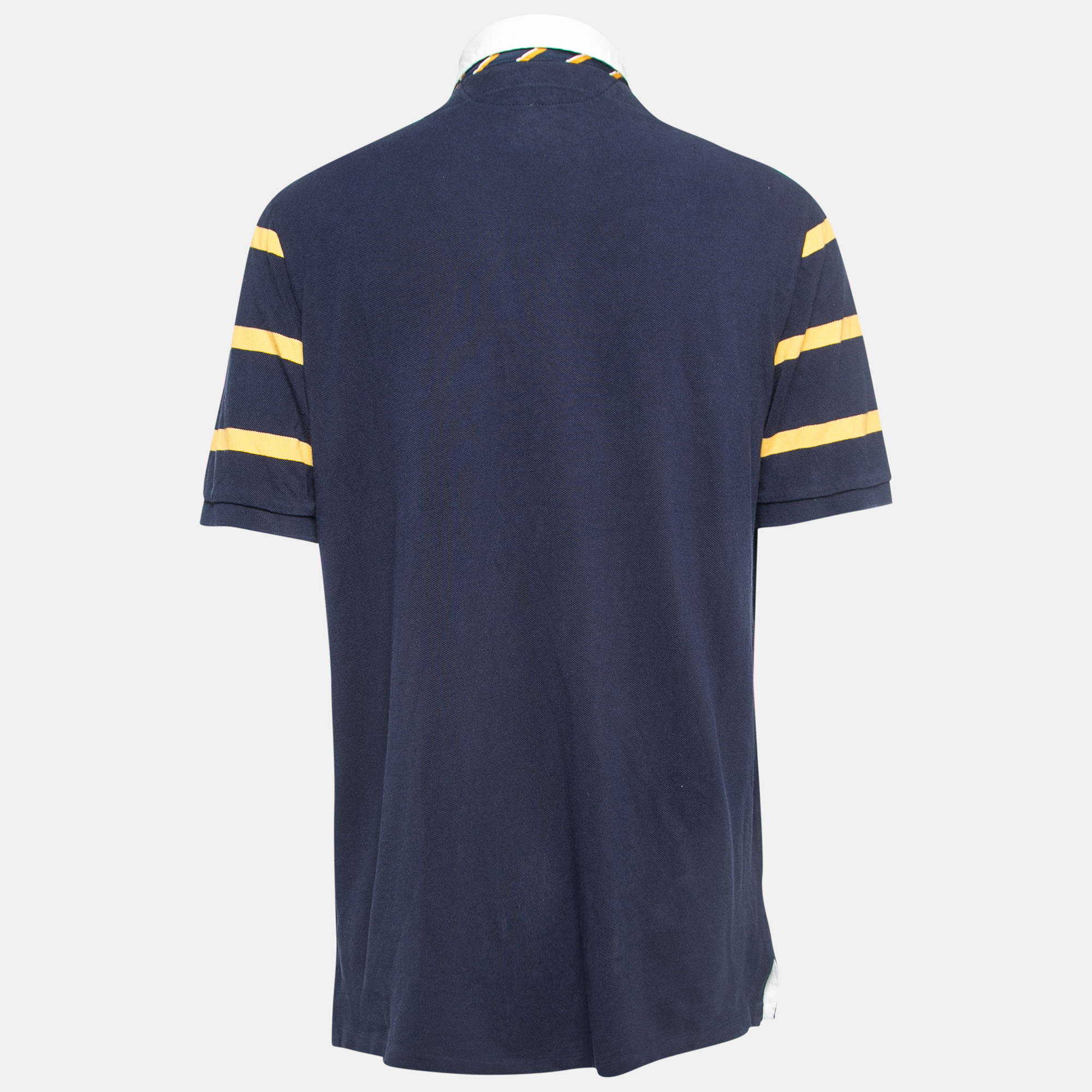 

Polo Ralph Lauren Navy Blue Cotton Pique Classic Fit Polo T-Shirt