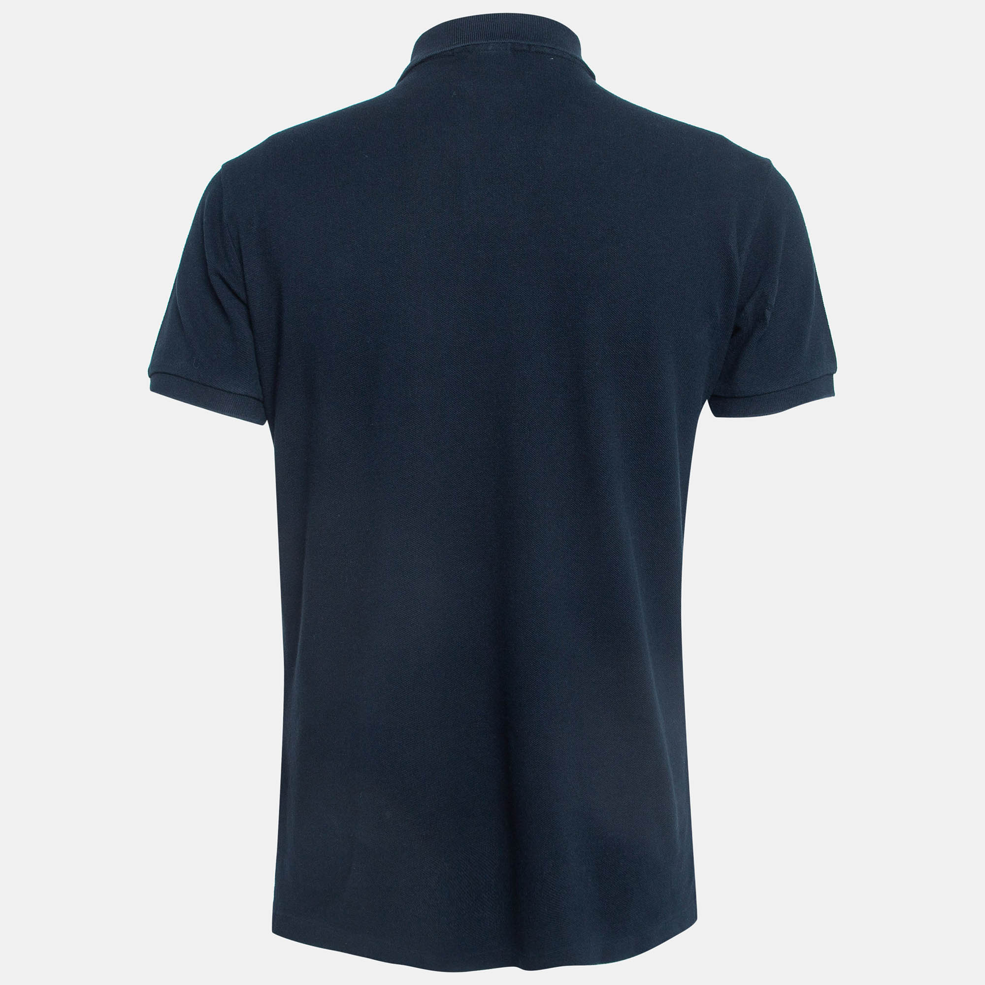 

Polo Ralph Lauren Dark Blue Cotton Custom Fit Polo T-Shirt, Navy blue