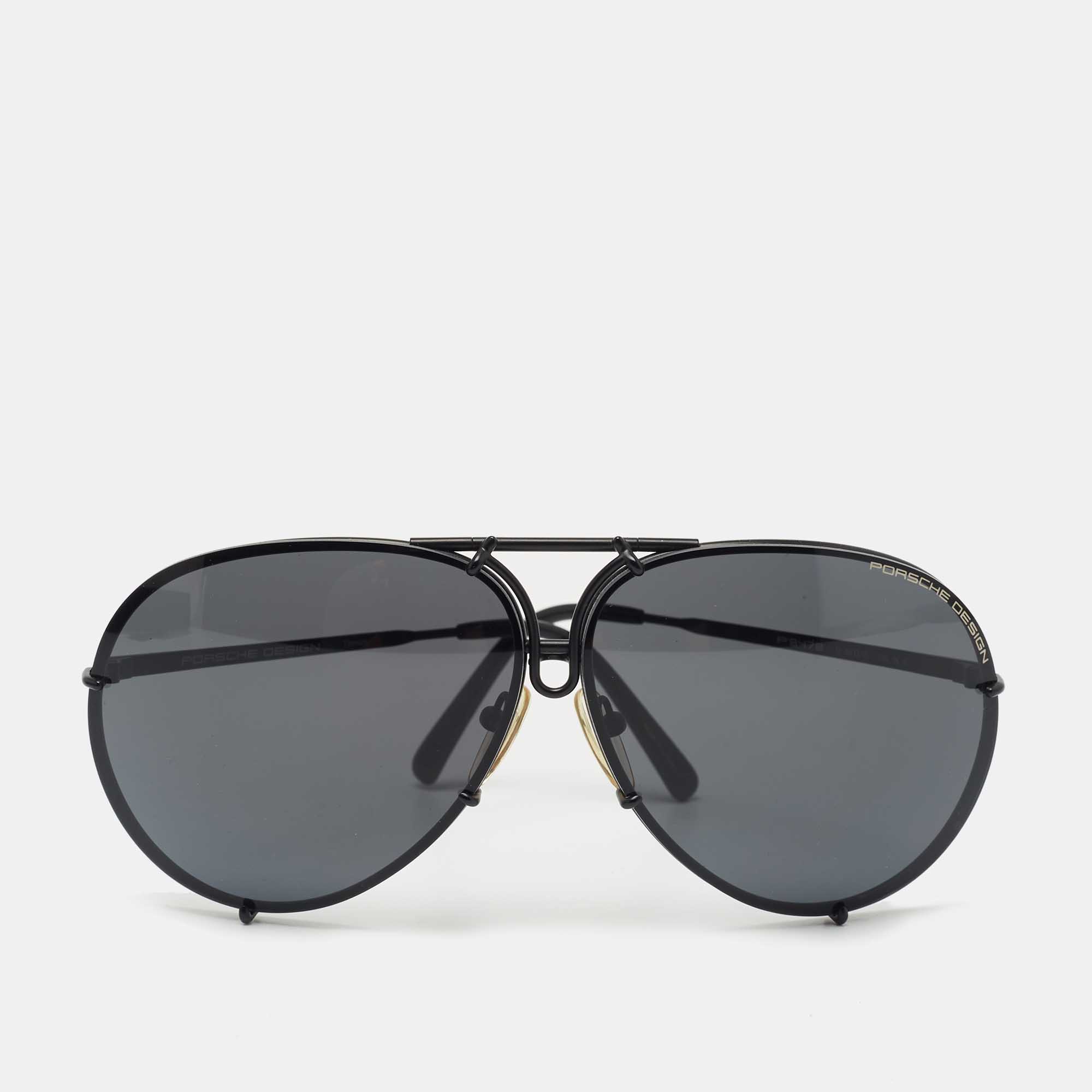 Porsche Design Black P8478 Aviator Sunglasses Porsche Design | The ...