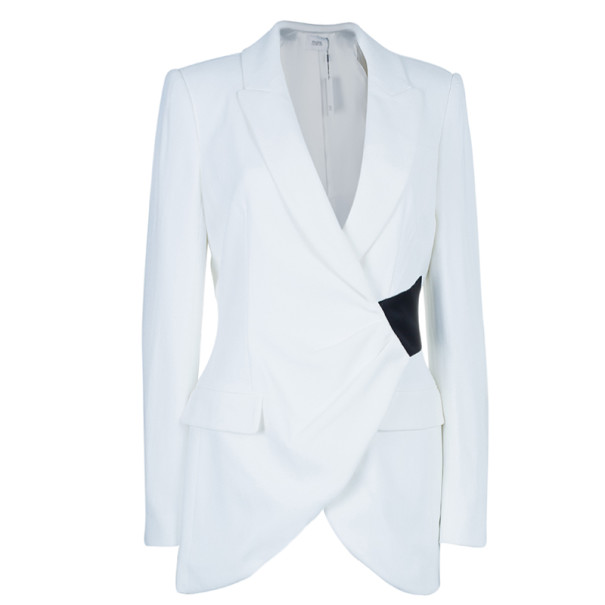 Pre Owned Prabal Gurung Tuxedo Wrap Jacket M