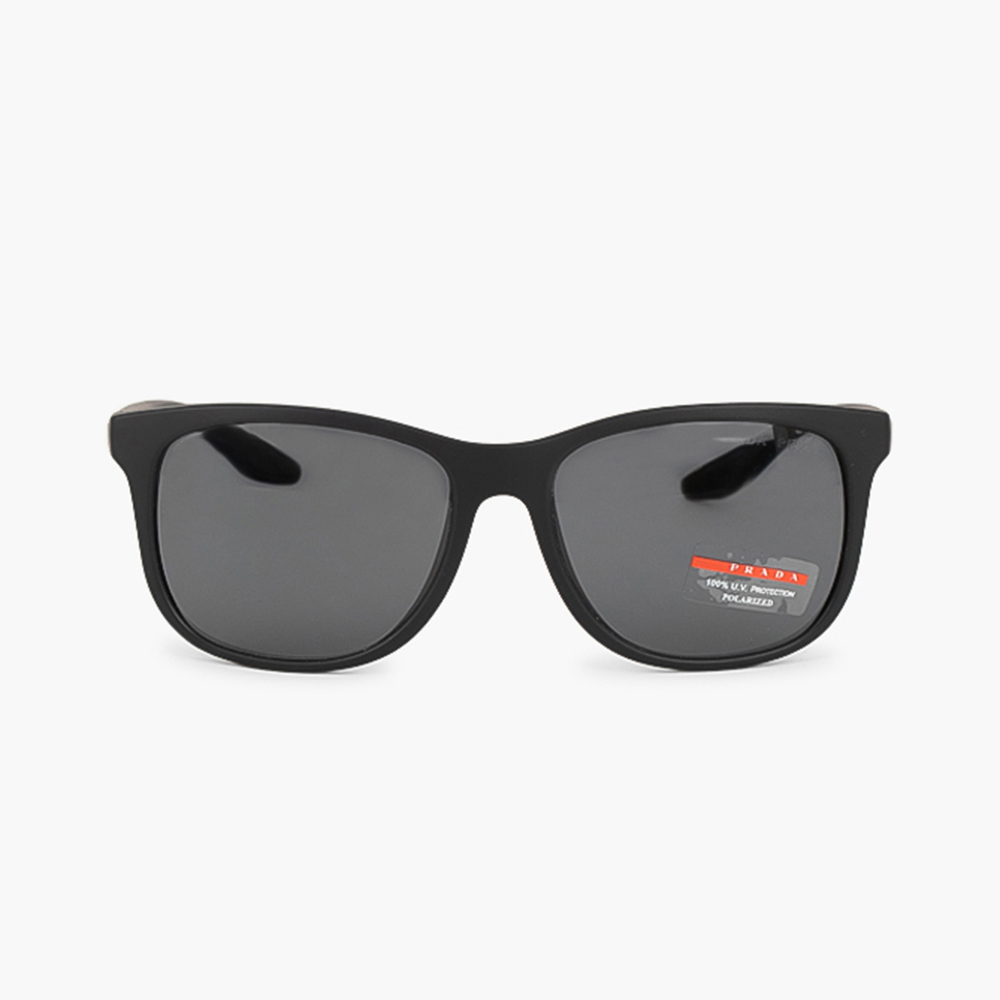 

Prada Black Linea Rossa Wayfarer Sunglasses