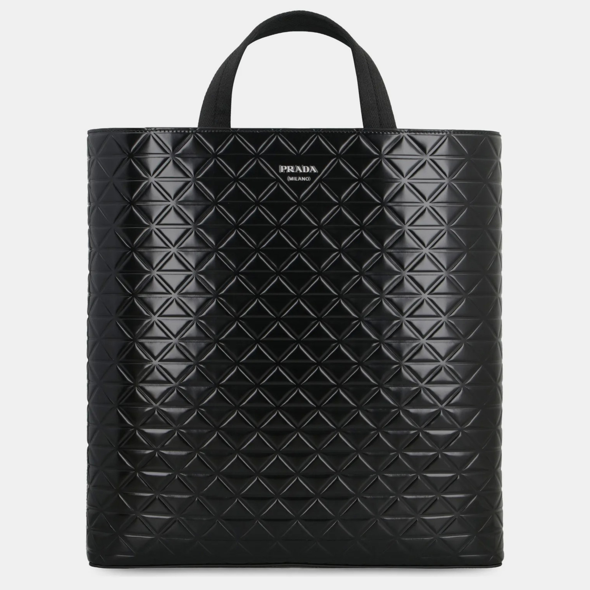 

Prada Nero Smooth Leather Tote Bag, Black