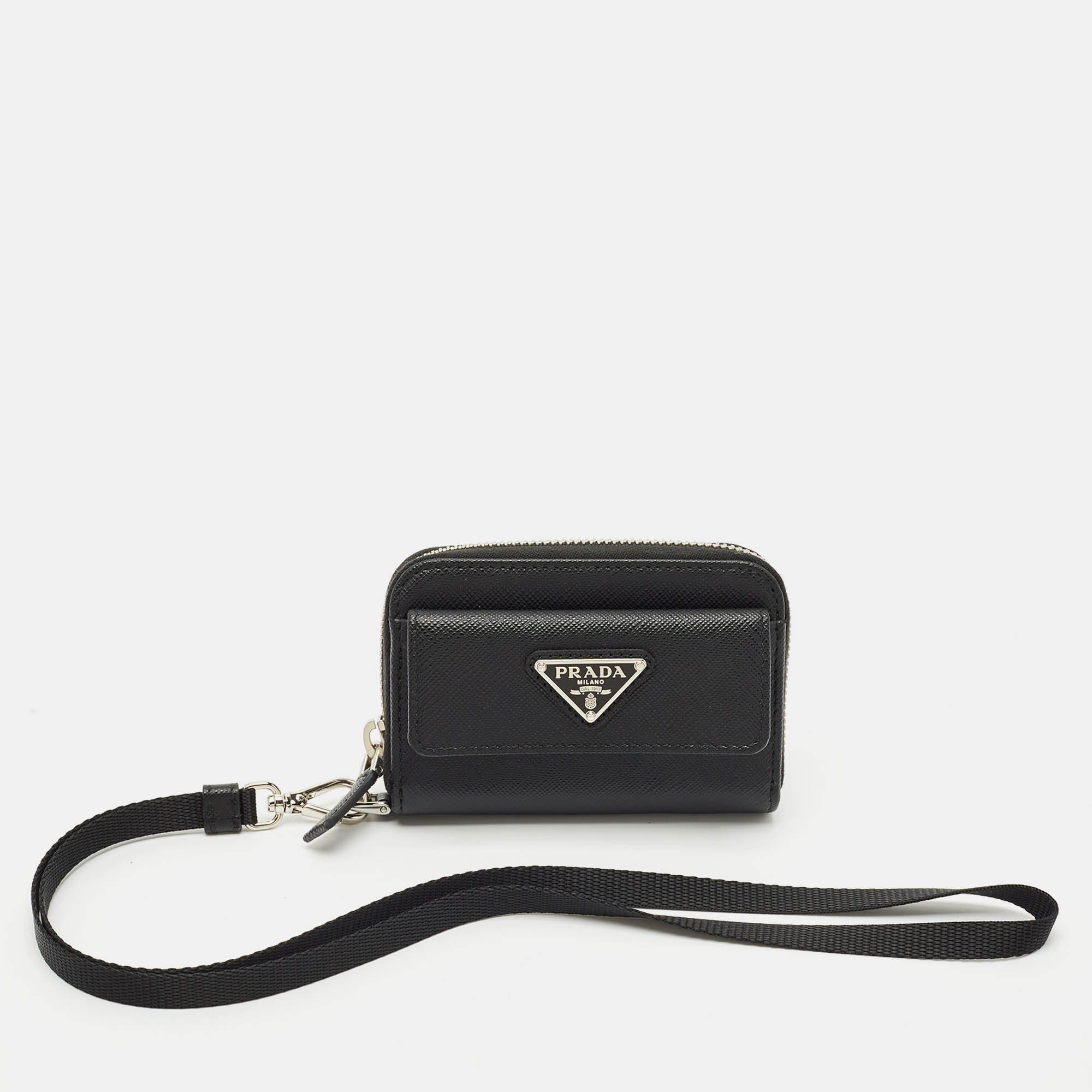 

Prada Black Saffiano Leather Coin Purse