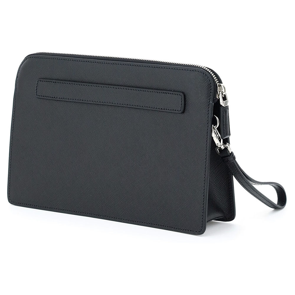 

Prada Black Leather Clutch