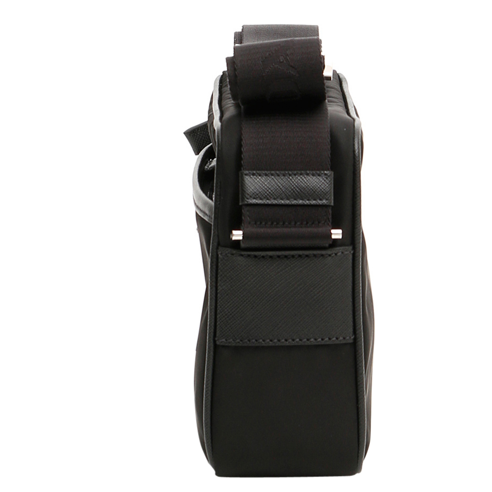 

Prada Black Nylon and Saffiano Leather Messenger Bag