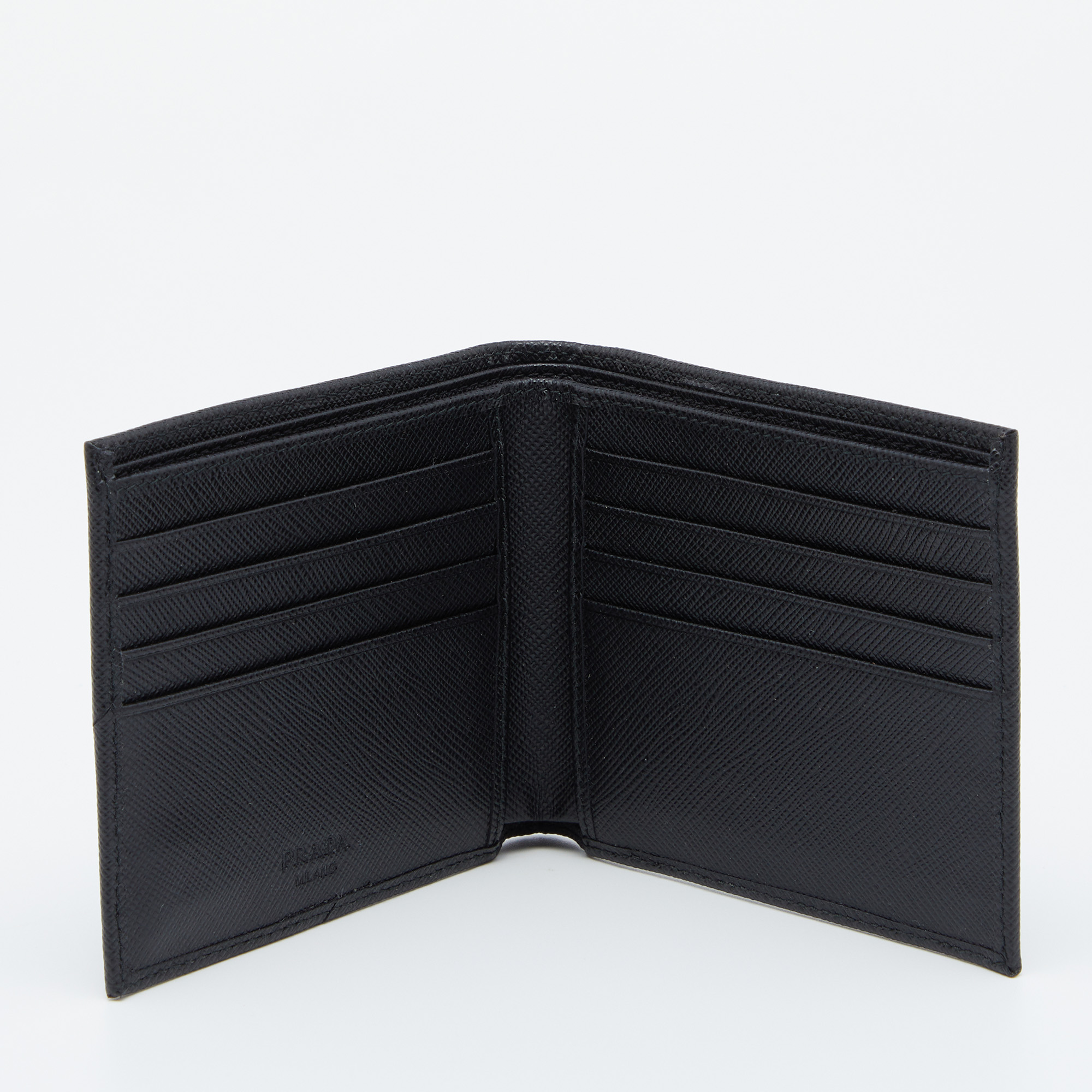 

Prada Black Saffiano Leather Bifold Wallet