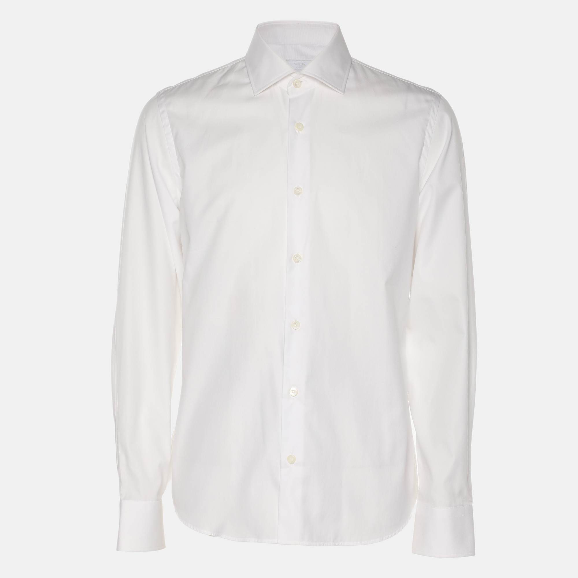 

Prada White Cotton Button Front Shirt S