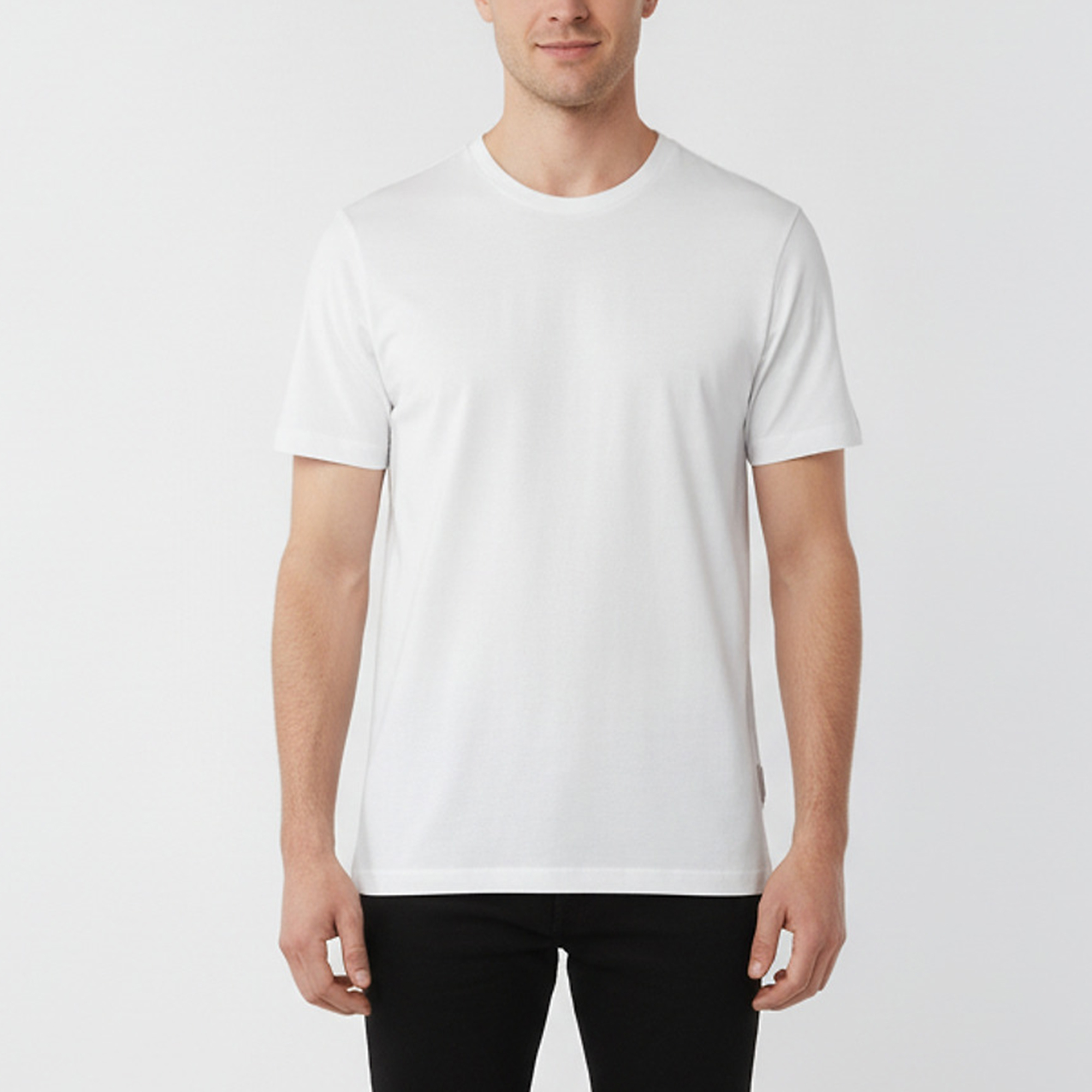 Prada White Jersey Crewneck T-Shirt M