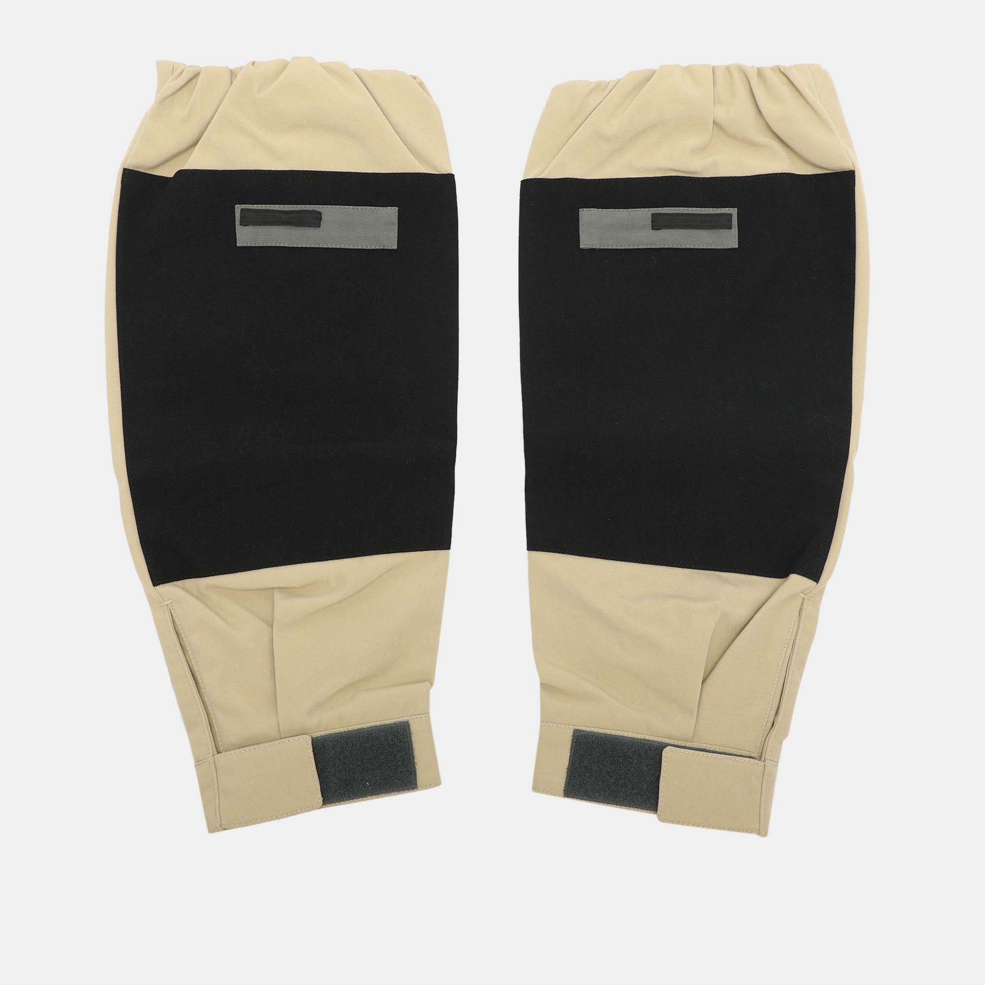 Prada Beige/Black Nylon Leg Warmers M