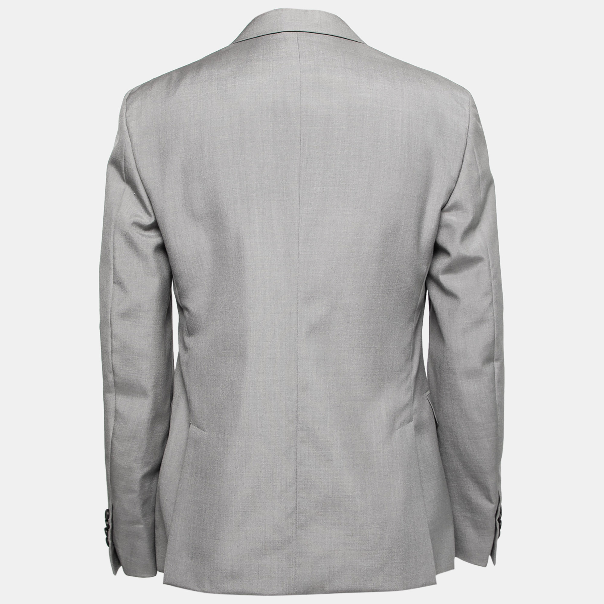 

Prada Grey Mohair & Silk Single Breasted Blazer