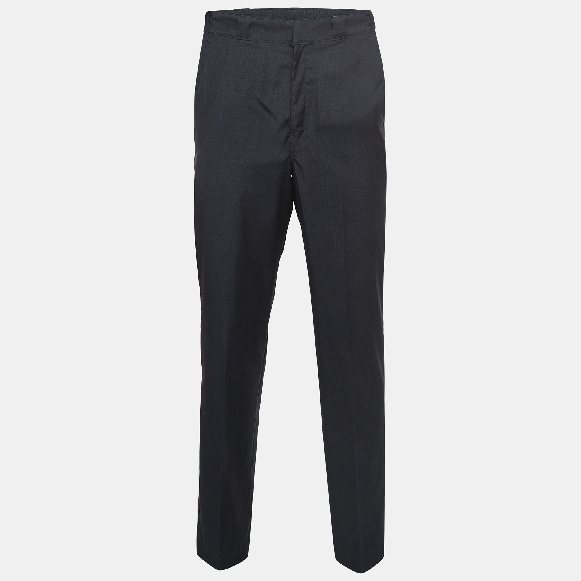 

Prada Charcoal Grey Wool Trousers XS