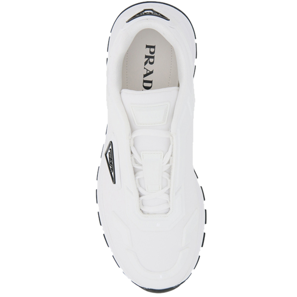 

Prada White New Prax 01 Nylon Gabardine Sneakers Size EU