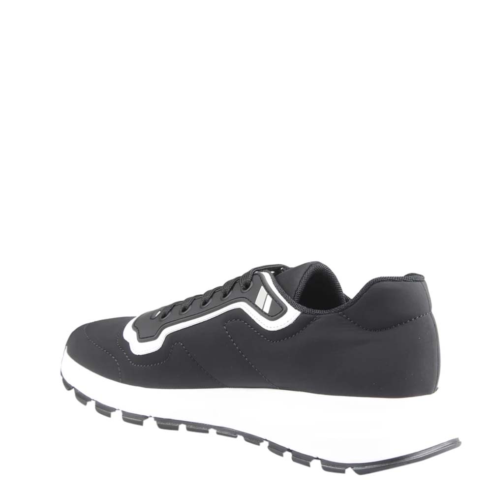 

Prada White/Grey Nylon Sneakers Size EU  (UK 6.5