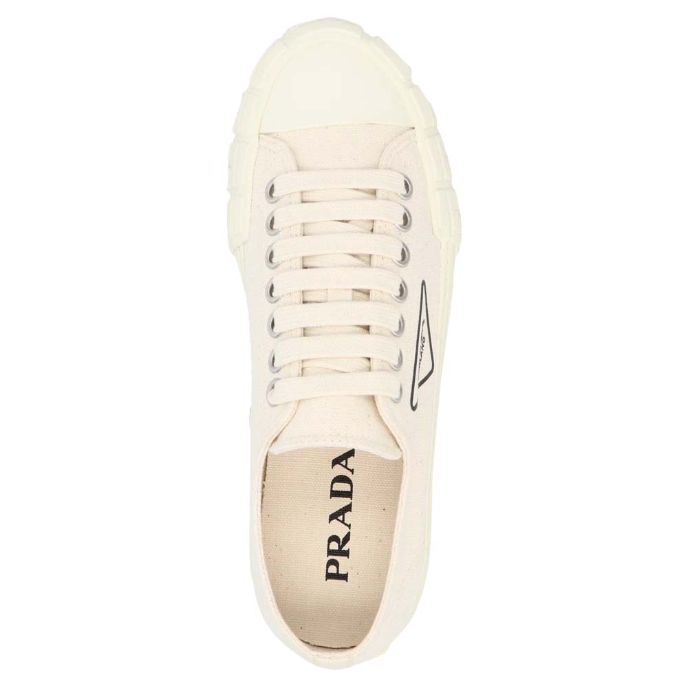 

Prada White Wheel Cassetta Sneakers Size EU  (UK 5