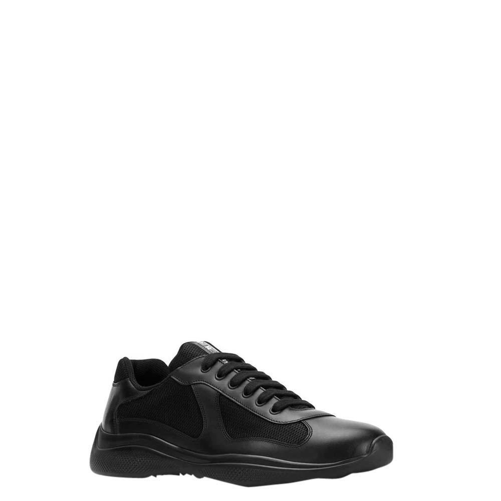 

Prada Black geometric panelled Sneakers Size EU  UK 8