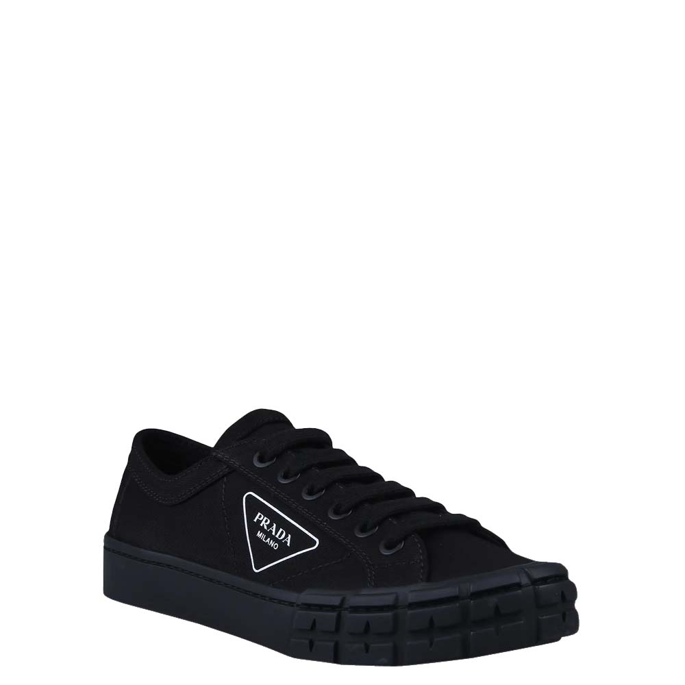 

Prada Black Wheel Low-top Sneakers Size EU  UK 7