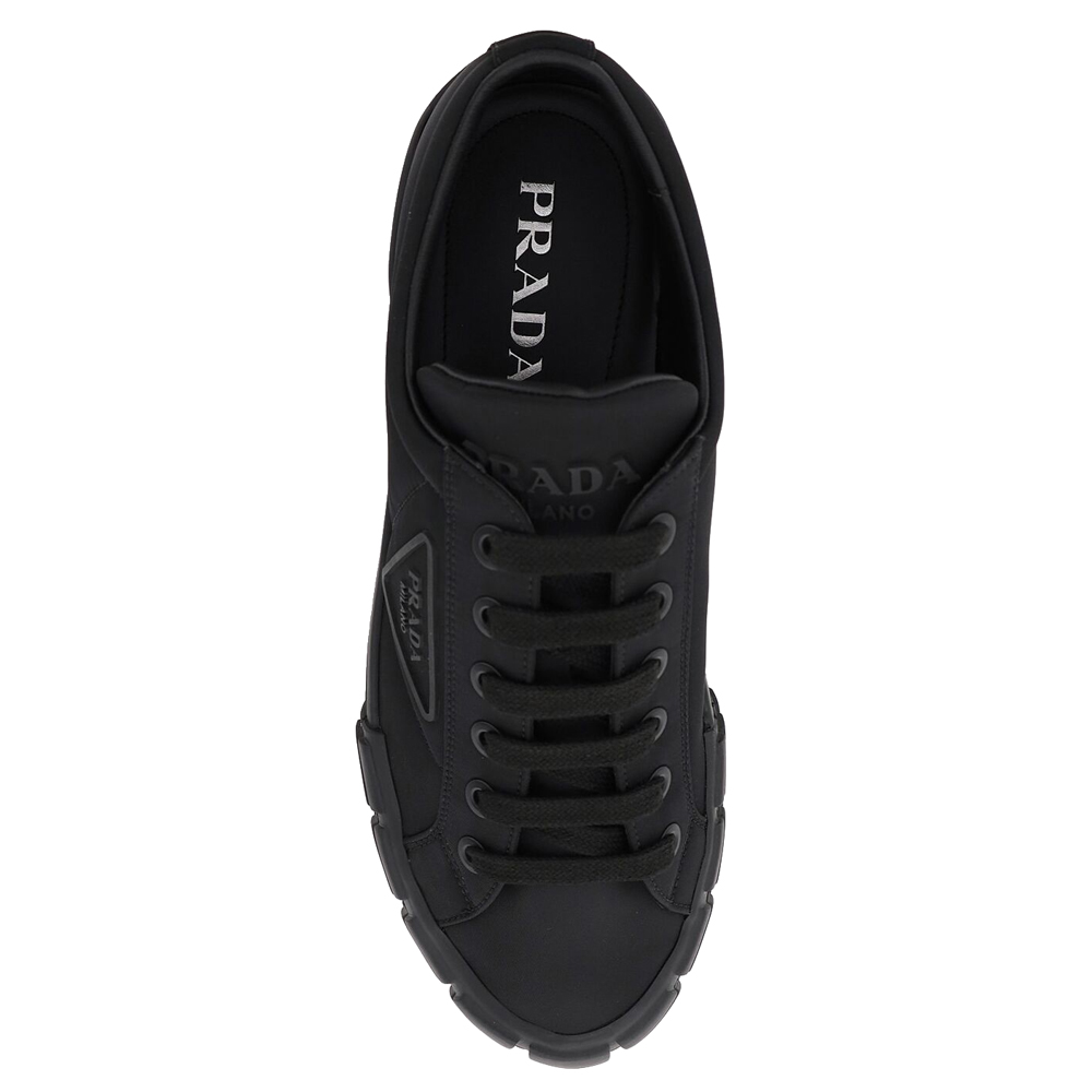 

Prada Balck Wheel Cassetta Sneakers Size EU, Black