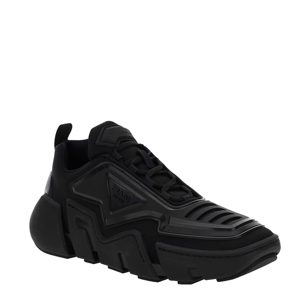 

Prada Black Technical fabric Sneakers Size UK 7.5 EU