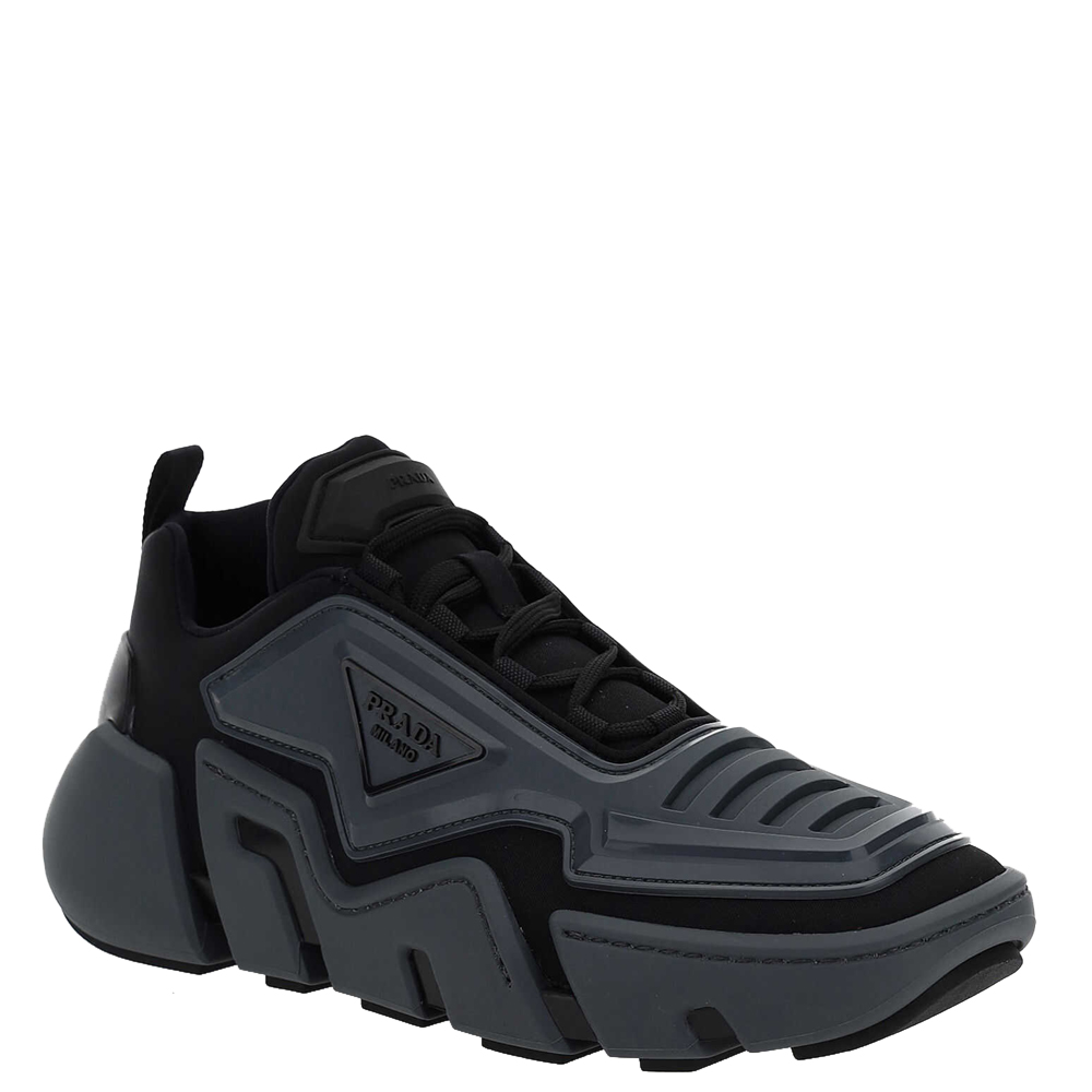 

Prada Black Technical fabric sneakers Size UK 8.5 EU
