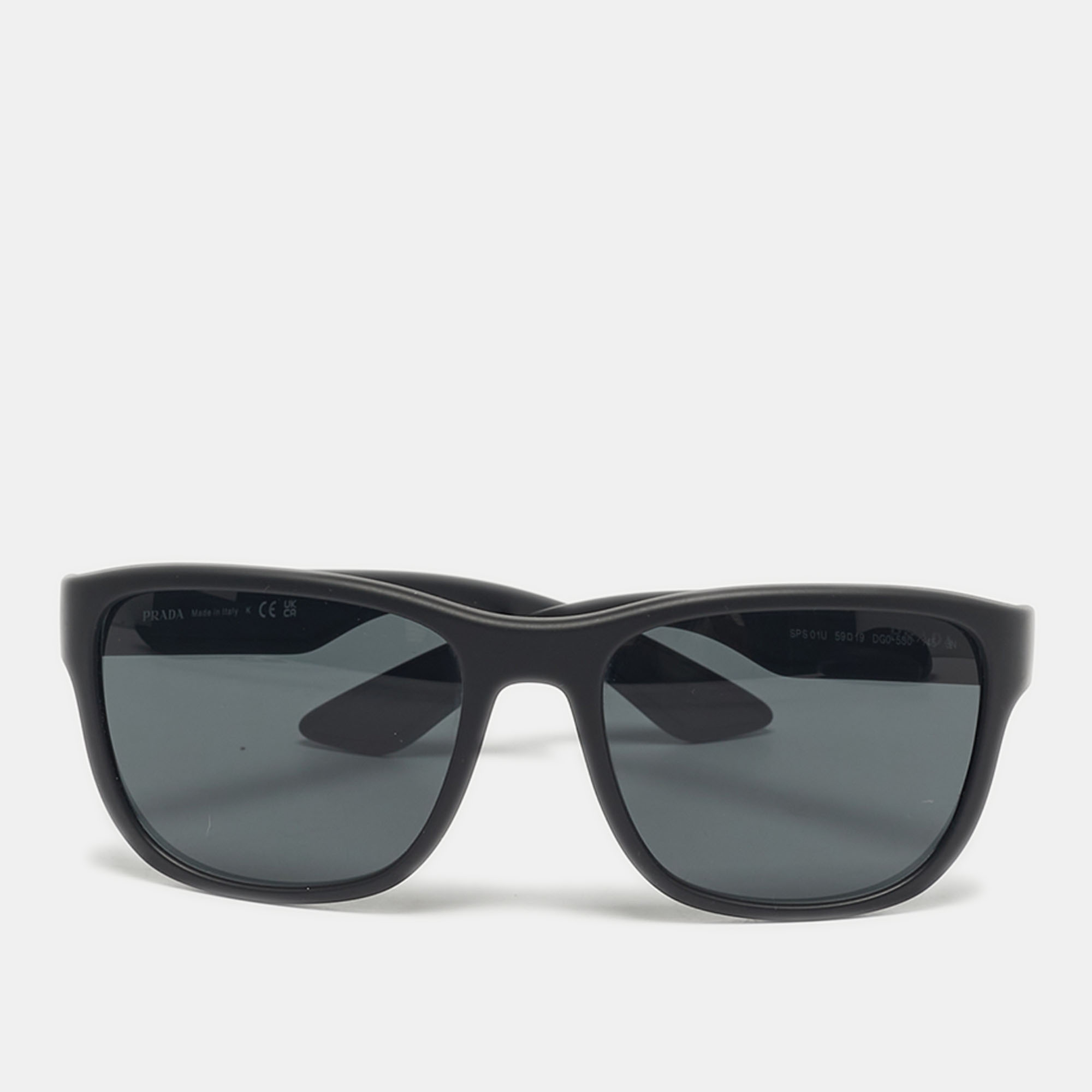 

Prada Sport Black SPS01U Wayfarer Sunglasses
