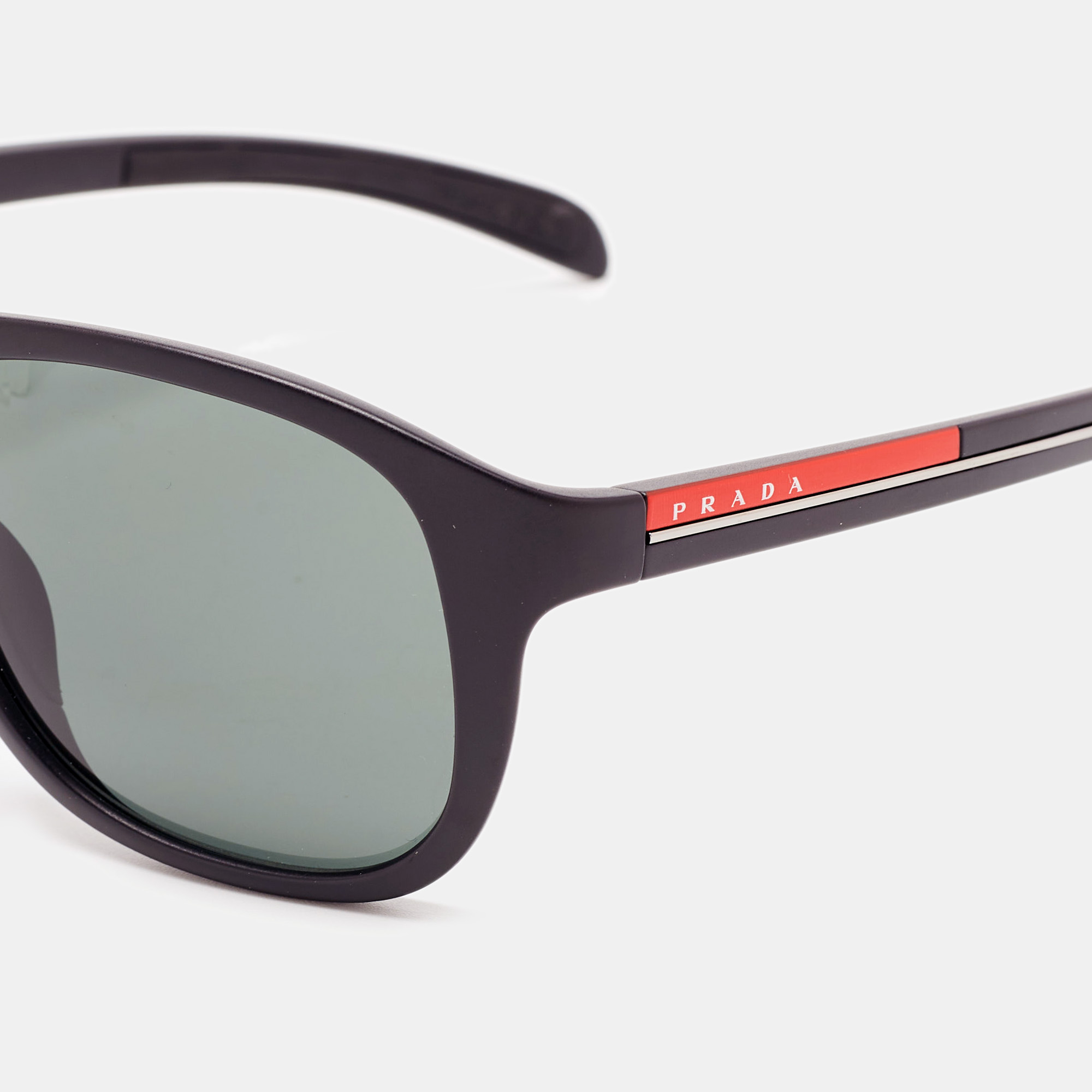 

Prada Sport Black SPS 061 Aviator Sunglasses