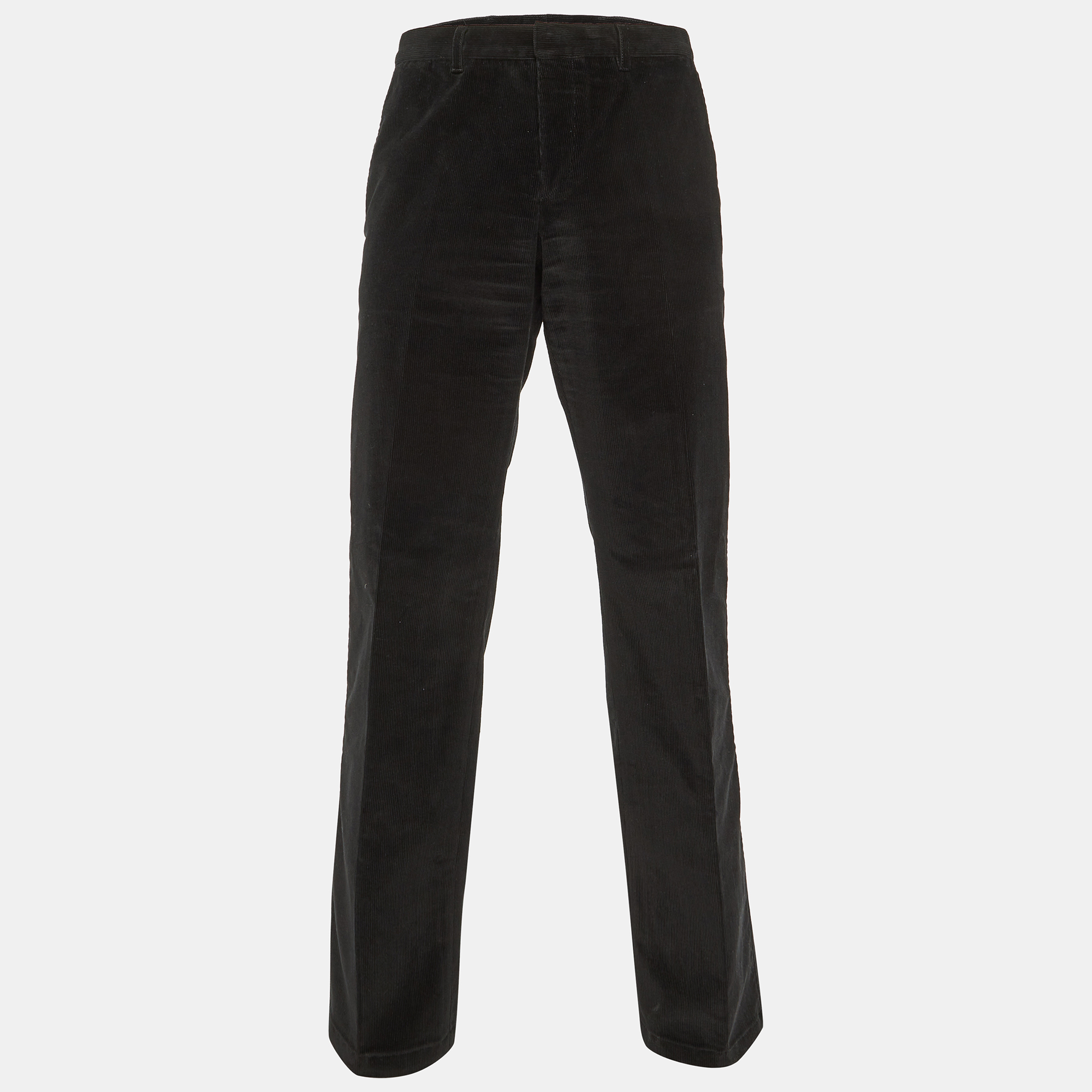 

Prada Black Corduroy Regular Fit Pants XL