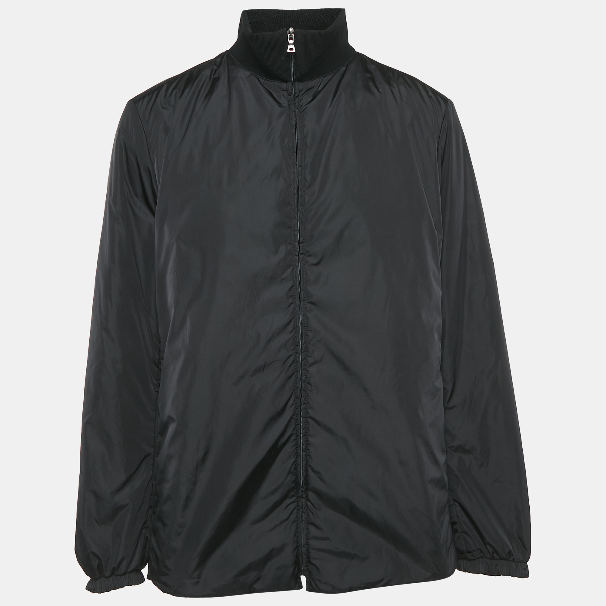 

Prada Sport Black Nylon Zip-Up Jacket XXL