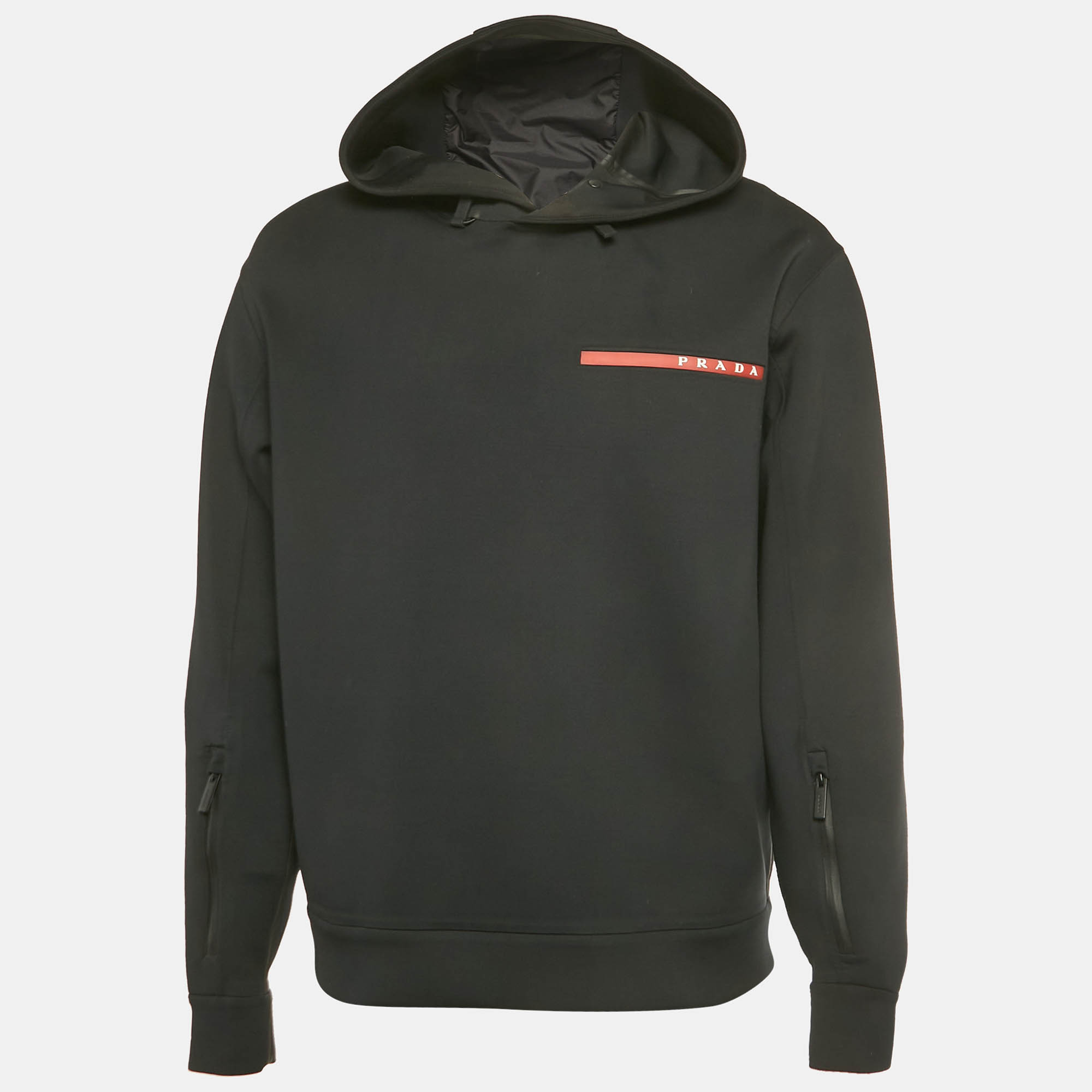 

Prada Sport Black Double Jersey Hoodie XL